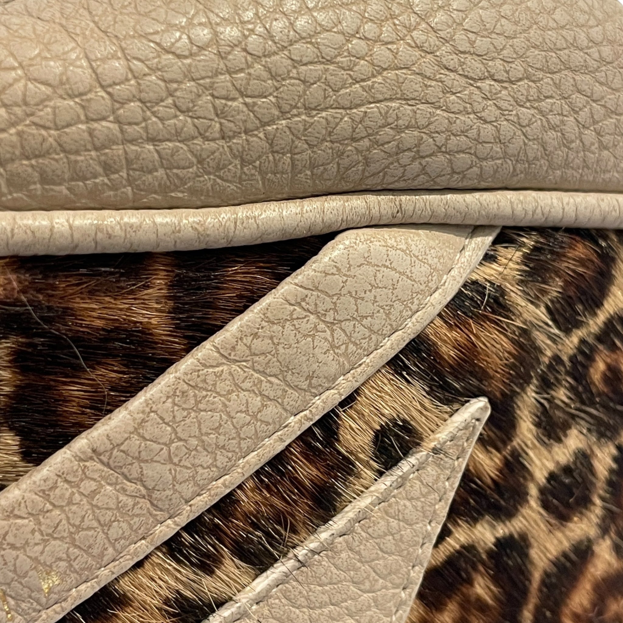 GOLDEN GOOSE/Cross Body Bag/Leopard/Leather/CRM/ view 6