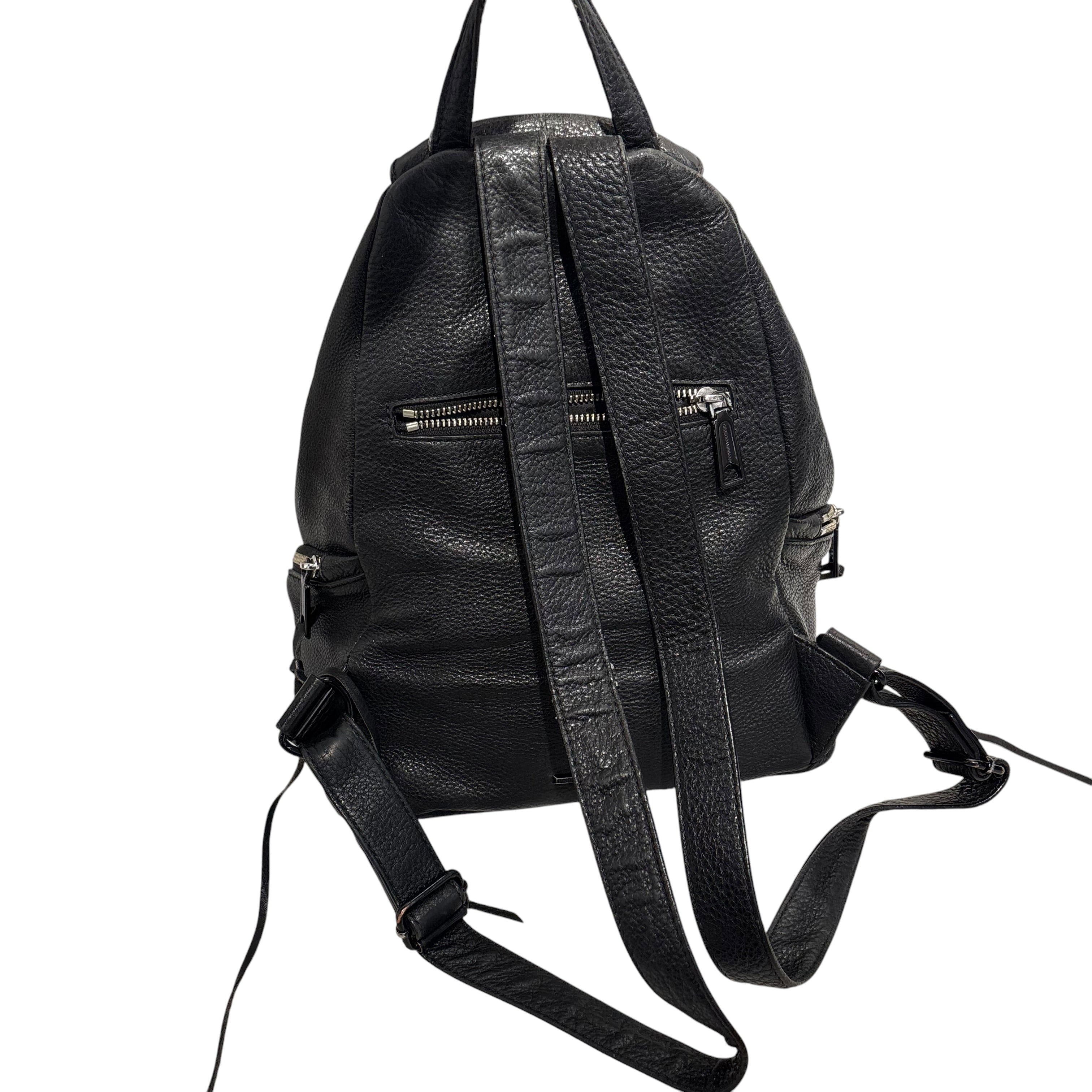 REBECCA MINKOFF/Backpack/Leather/BLK/ view 2