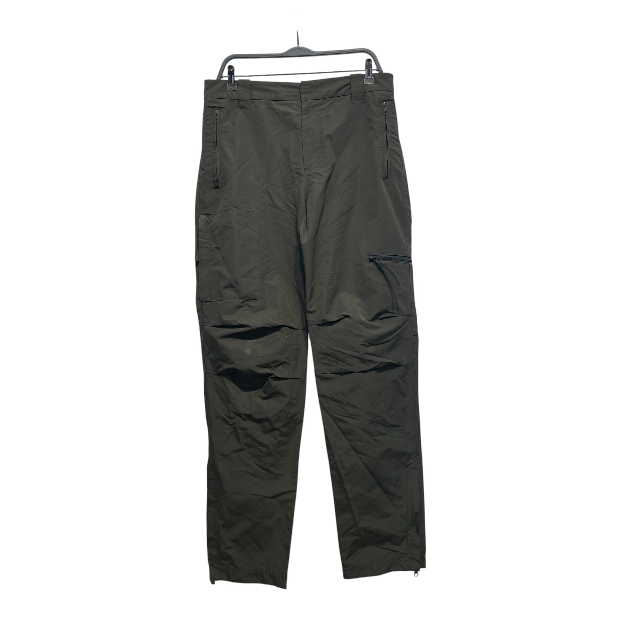 Helmut Lang/Straight Pants/L/Nylon/GRN/Low-rise/ view 1