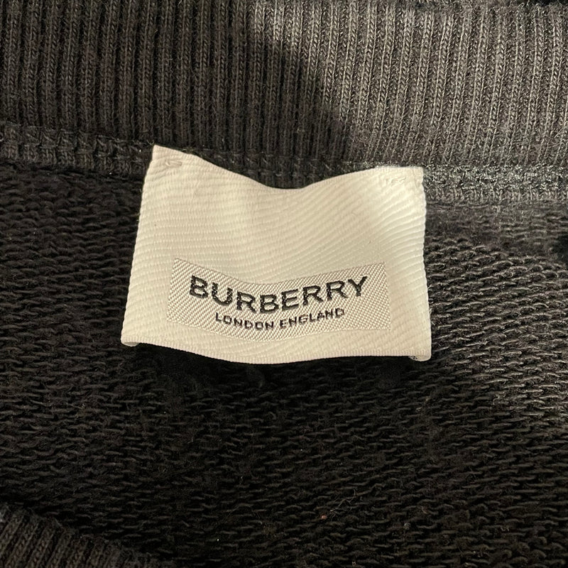 BURBERRY LONDON/Sweatshirt/L/Stripe/Cotton/BLK/
