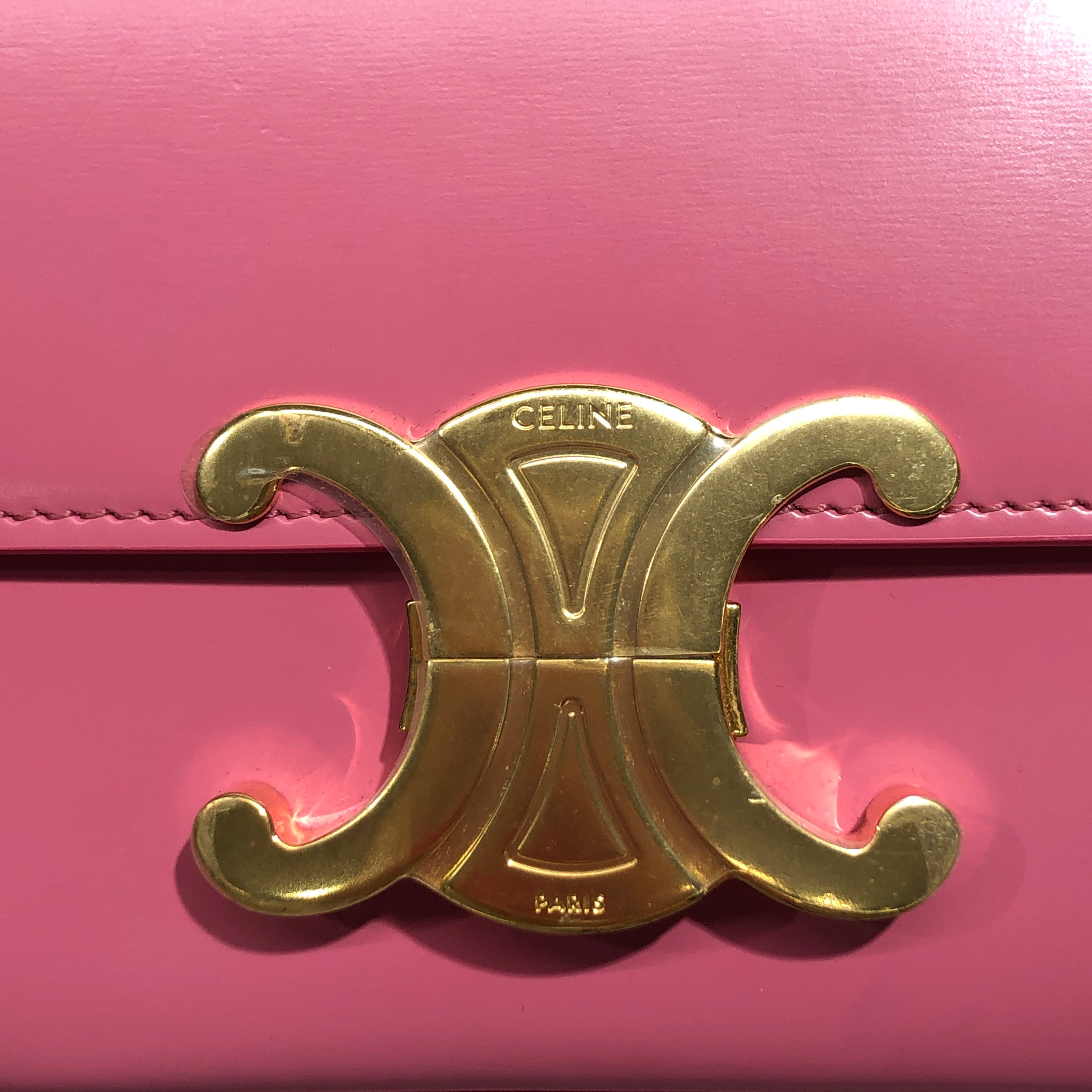 CELINE/Hand Bag/Leather/PNK/ view 6