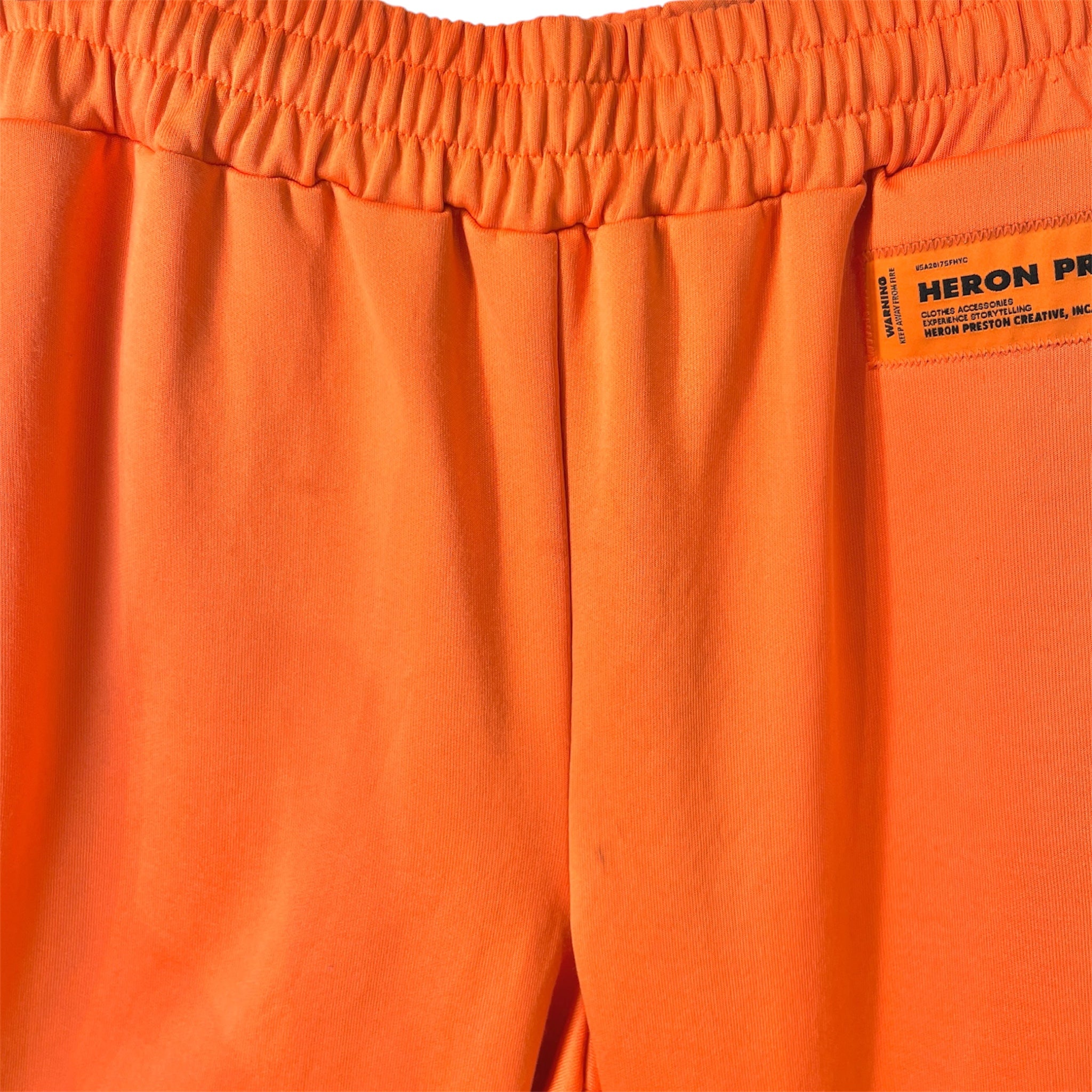 HERON PRESTON/Pants/L/Nylon/ORN/Stripe/Side Stripe Spellout Black view 4