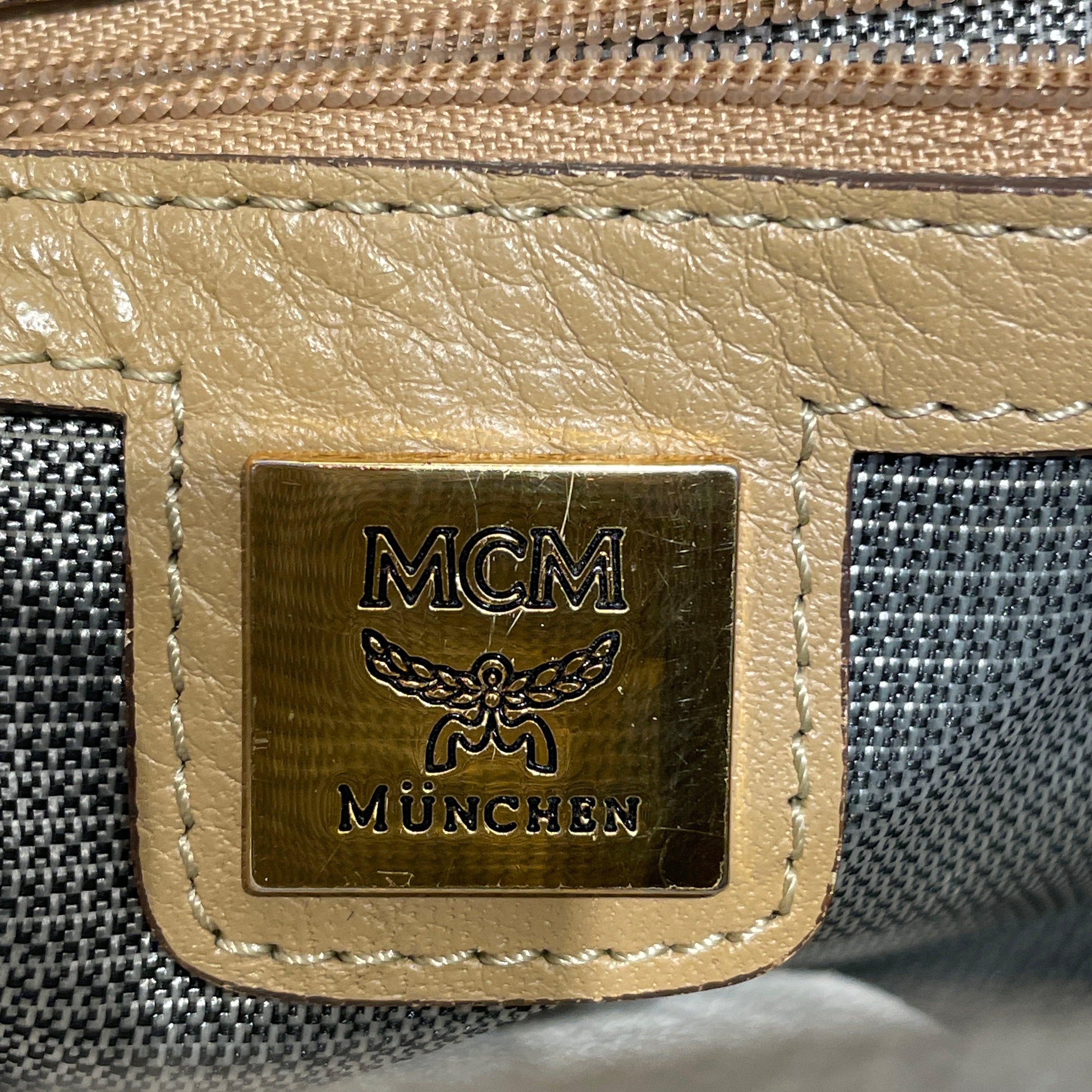 MCM/Backpack/OS/Monogram/Leather/CRM/MCM Monogram Mini Backpack view 3