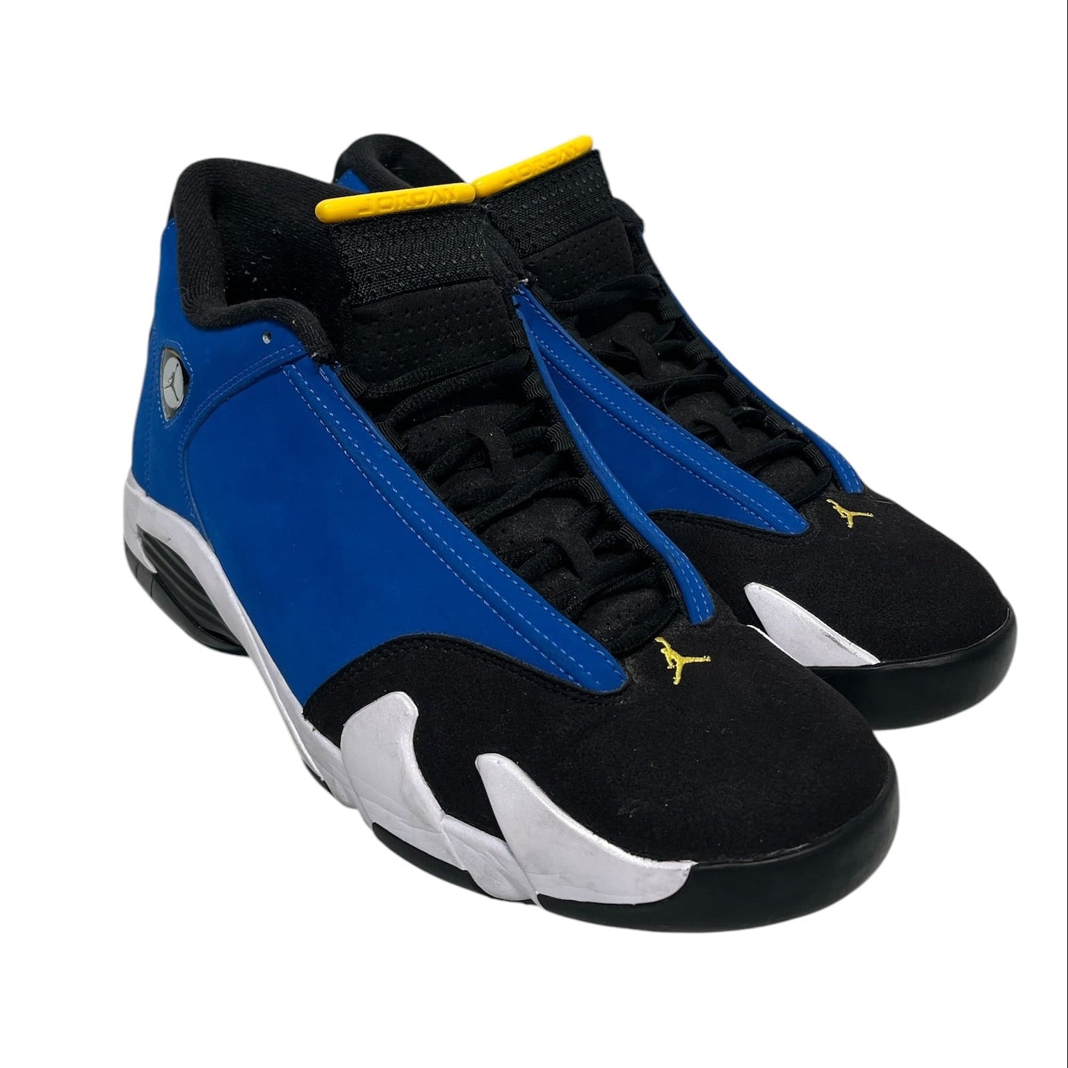 NIKE/Hi-Sneakers/US 10.5/Suede/BLU/Retro 14 "Laney" view 1