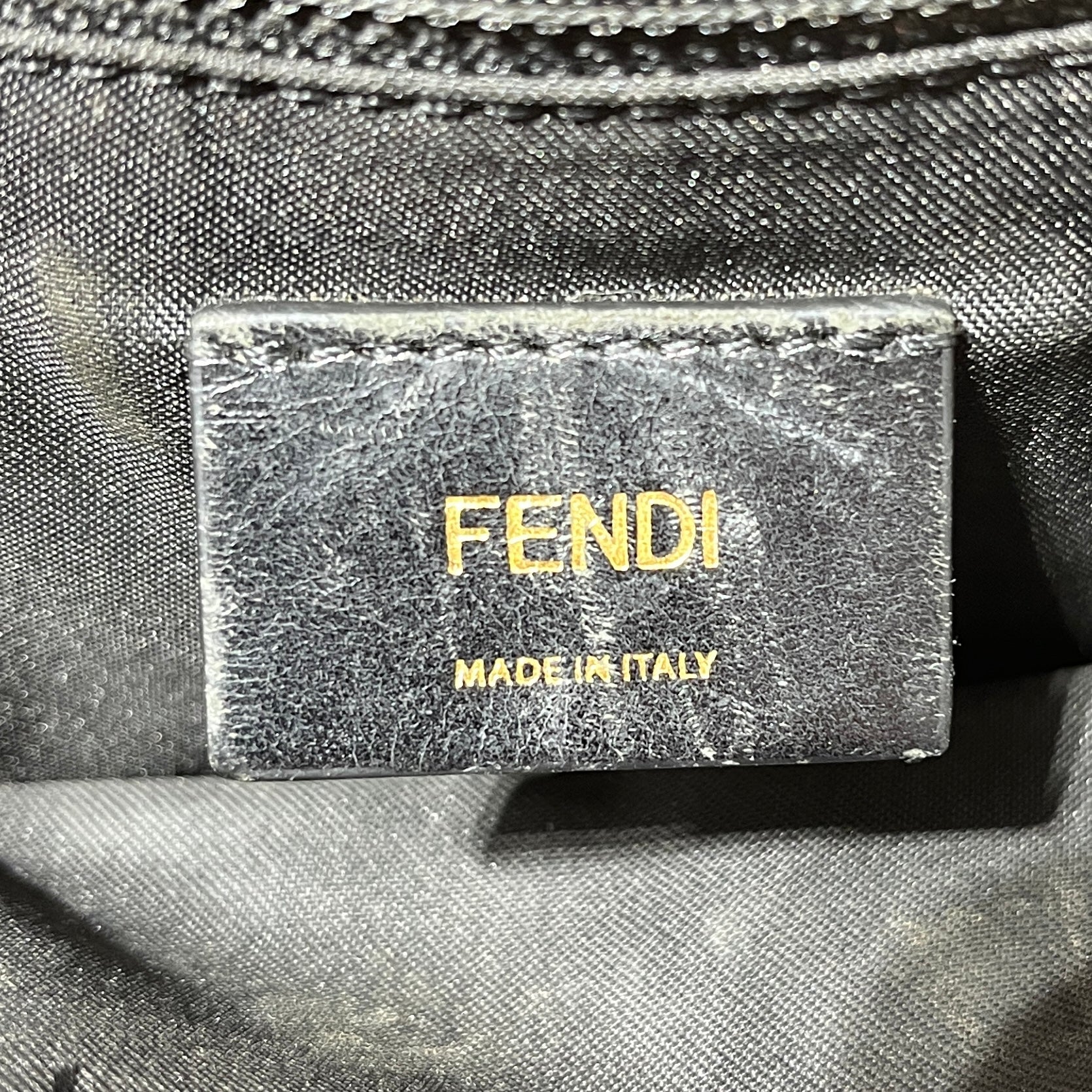 FENDI/Cross Body Bag/Leather/BLK/GOLD MONSTER CROSSBODY view 3