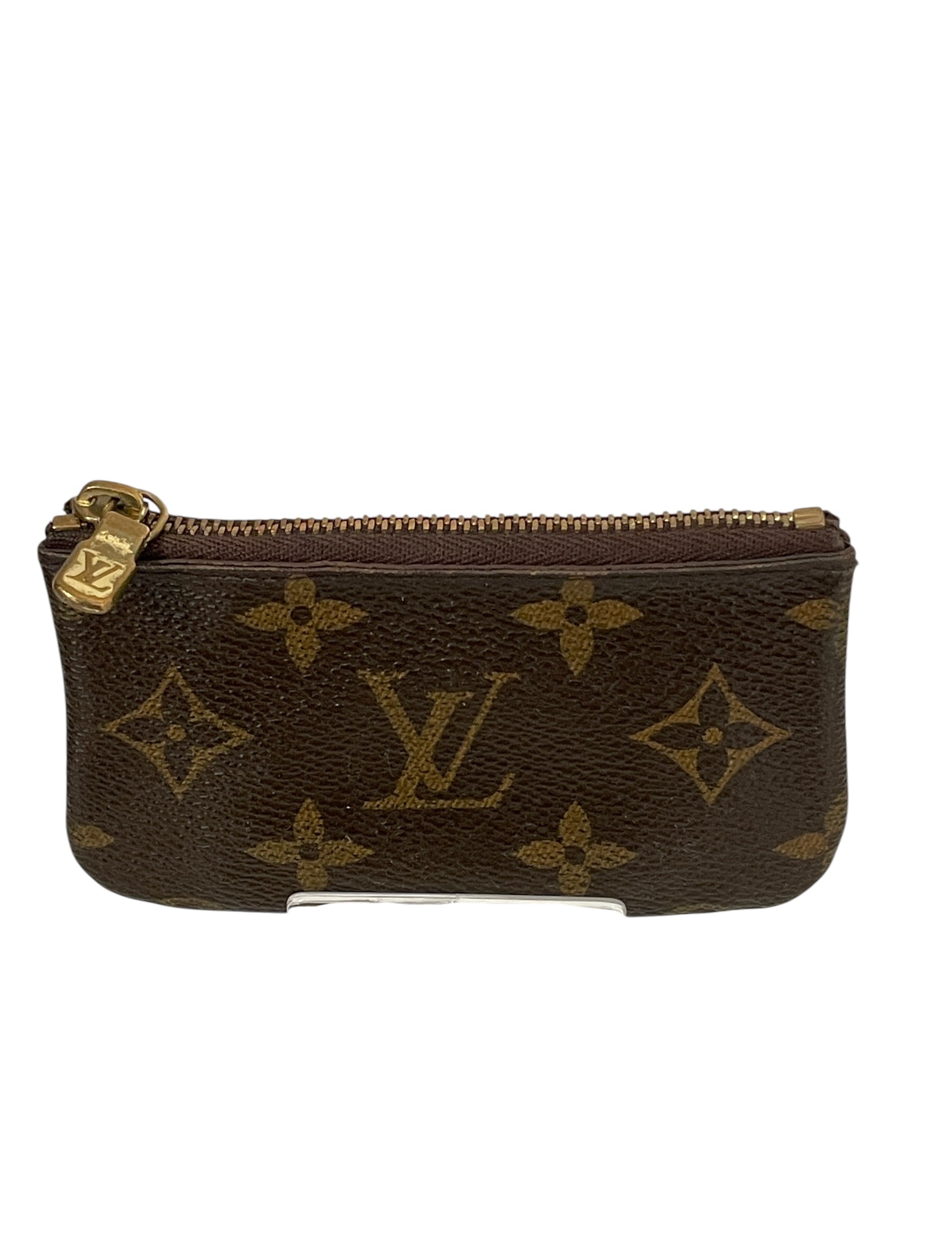 LOUIS VUITTON/Coin Wallet/Monogram/Leather/BRW/L's/ view 1