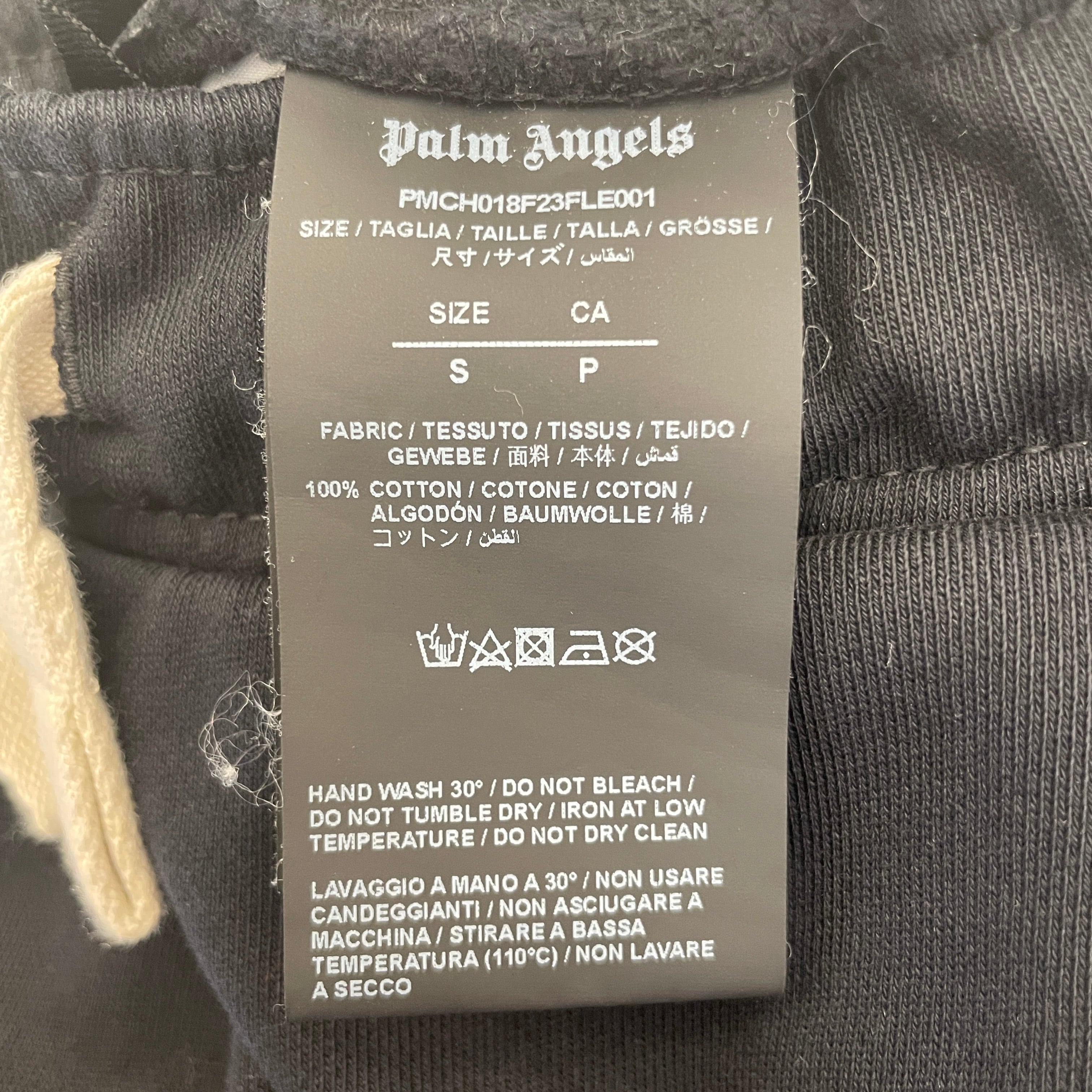 Palm Angels/Pants/S/Cotton/BLK/Graphic/PALM TREE view 3
