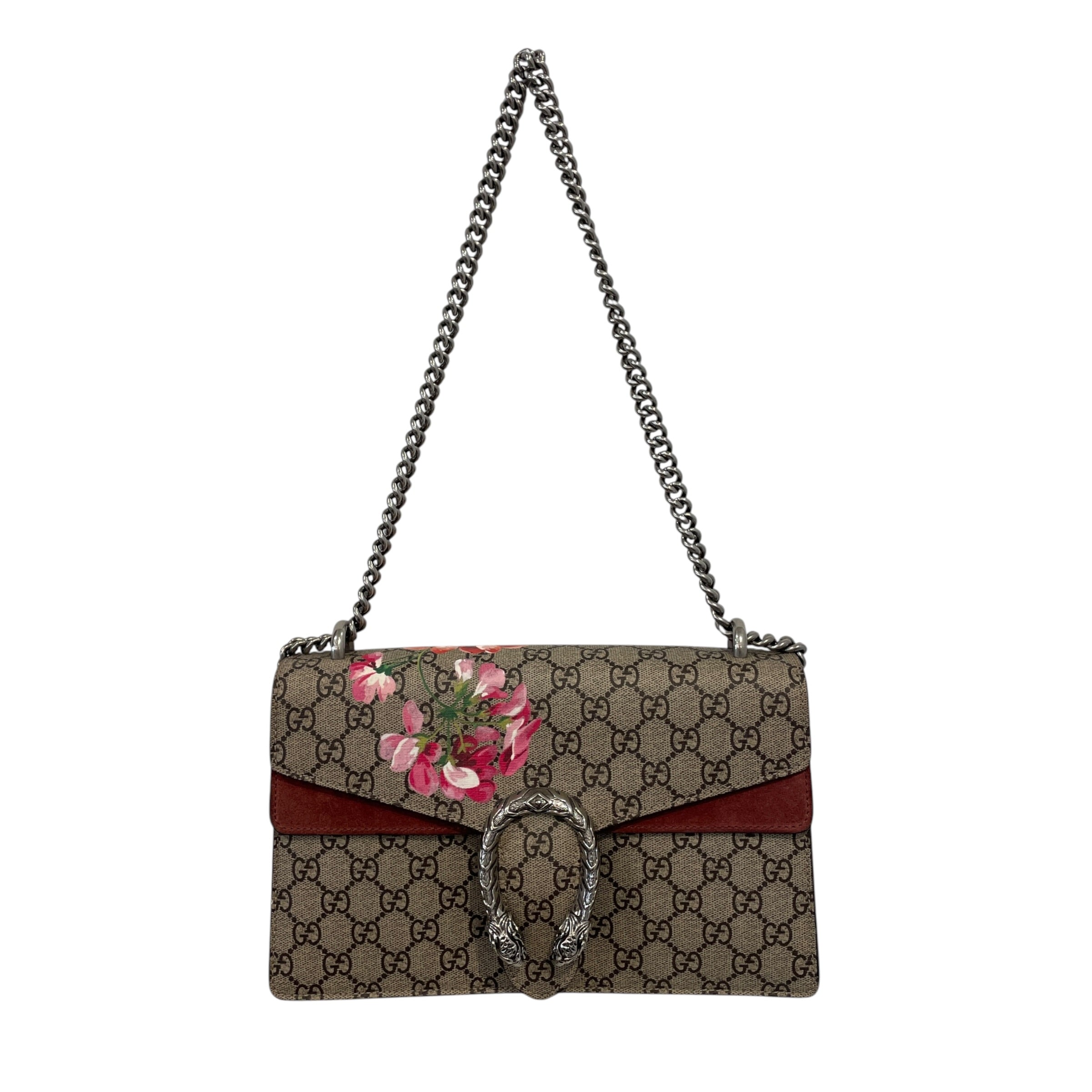 GUCCI/Clutch Bag/Graphic/Leather/MLT/Flower Silver Hardware Tiger view 1