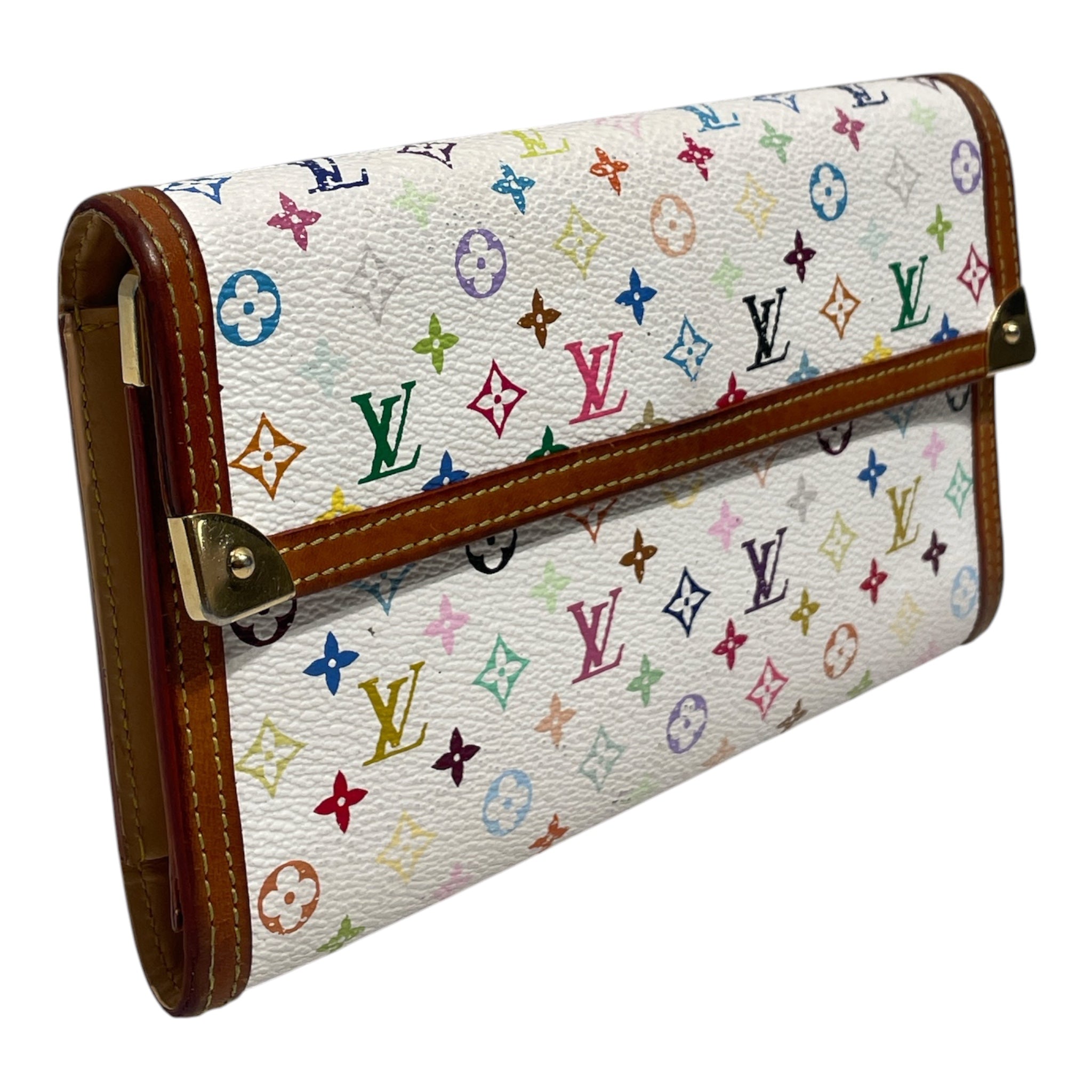 LOUIS VUITTON/Long Wallet/Monogram/Leather/MLT/MURAKAMI view 1