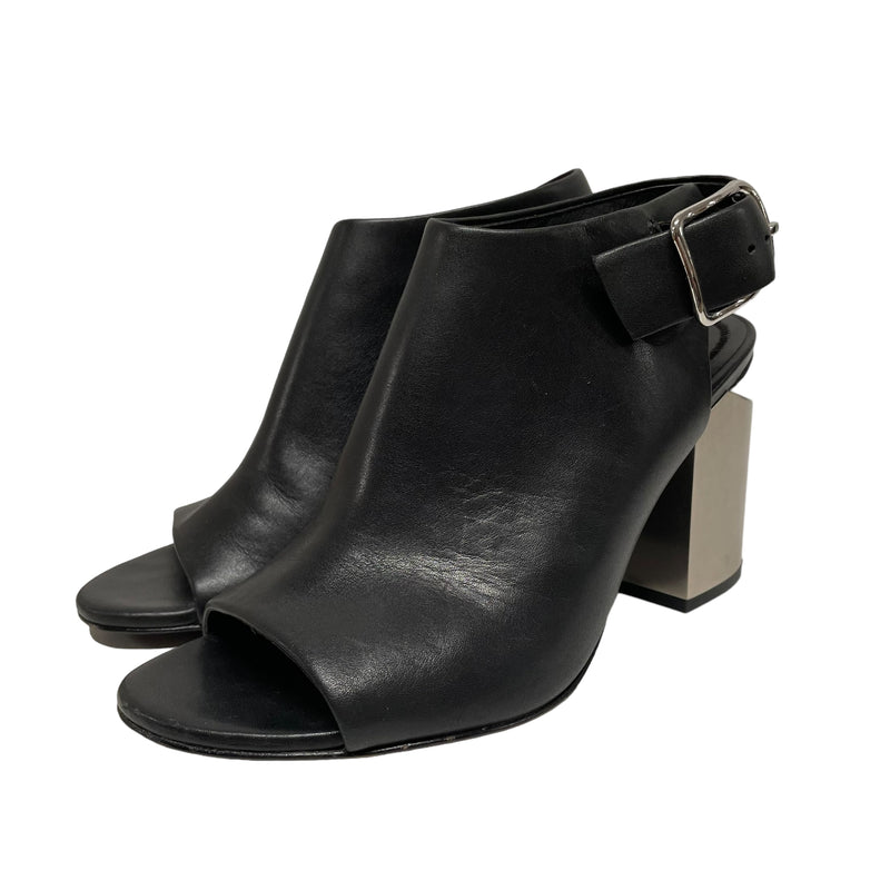 Alexander Wang/Heels/EU 37/Leather/BLK/metal heels