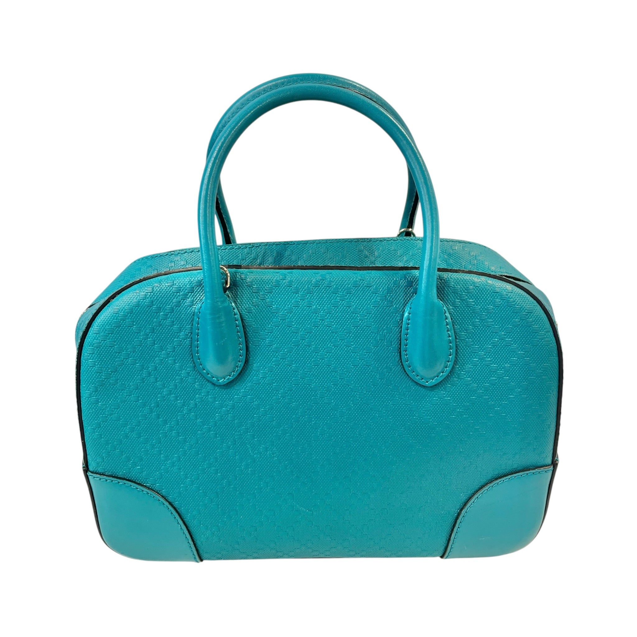 GUCCI/Boston Bag/All Over Print/Leather/BLU/DIAMONTE SMALL SATCHEL view 2