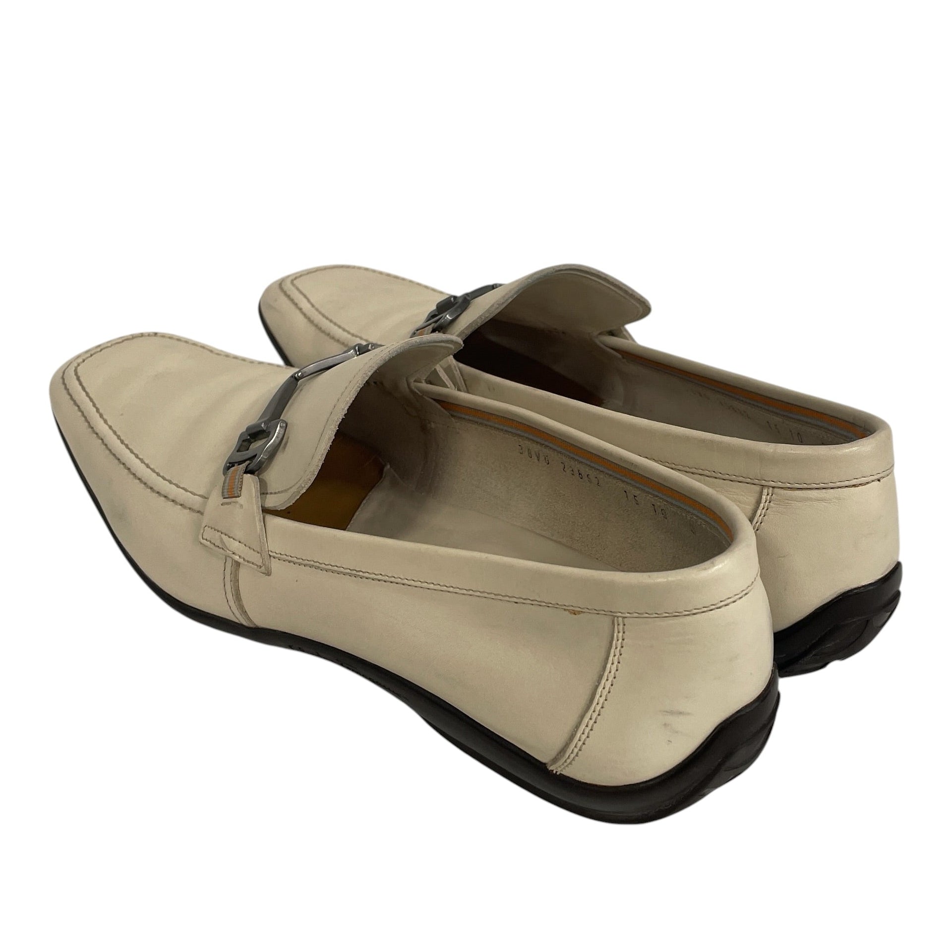 Salvatore Ferragamo/Loafers/US 10.5/Leather/CRM/DEER LEATHER view 2