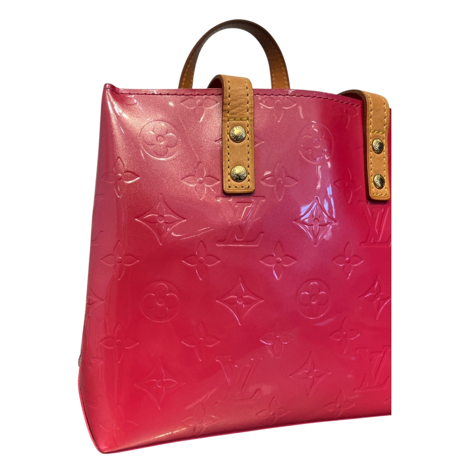 LOUIS VUITTON/Tote Bag/Monogram/Leather/PNK/VERNIS READE PM BAG view 5