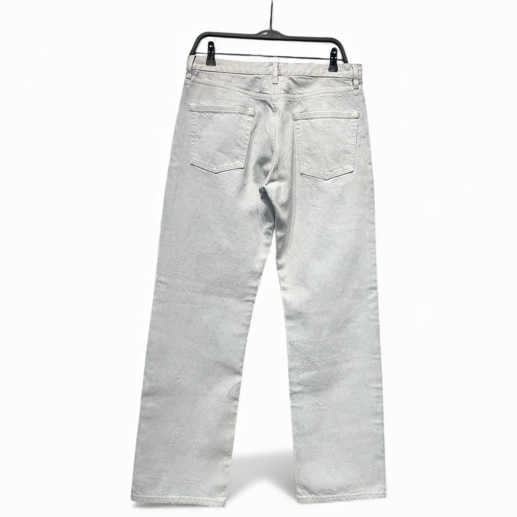 Maison Margiela/Straight Pants/14/Denim/WHT/Painted Denim view 2