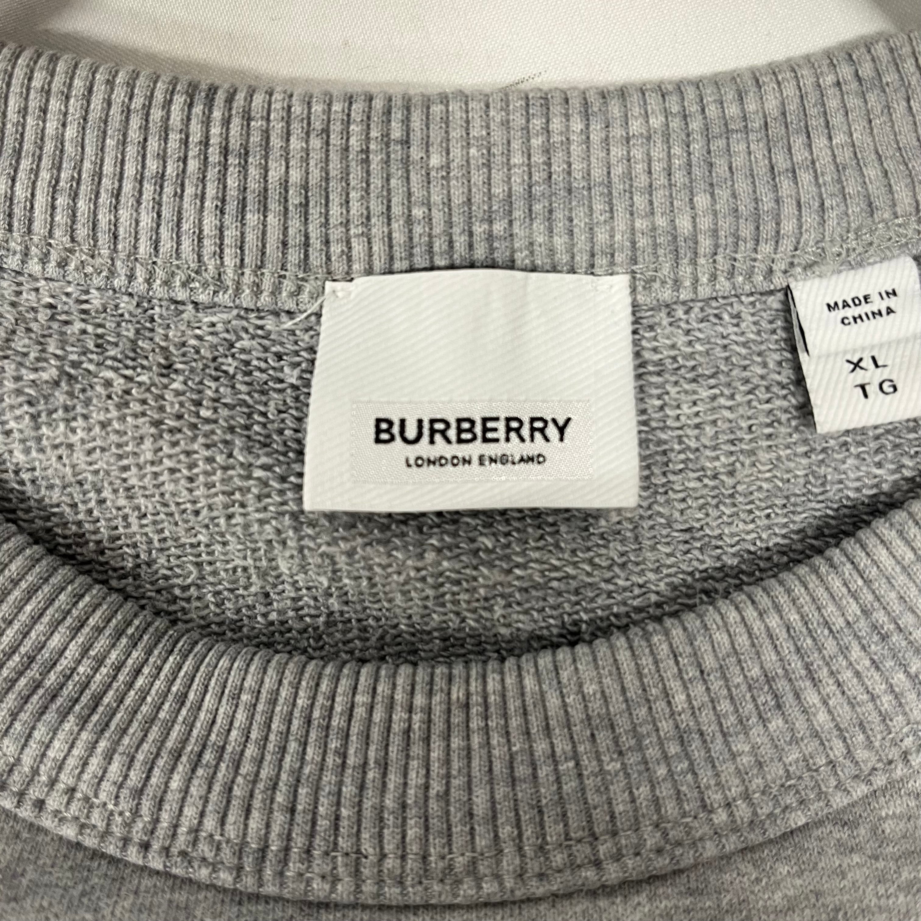 BURBERRY LONDON/Sweatshirt/XL/Cotton/GRY/ view 3