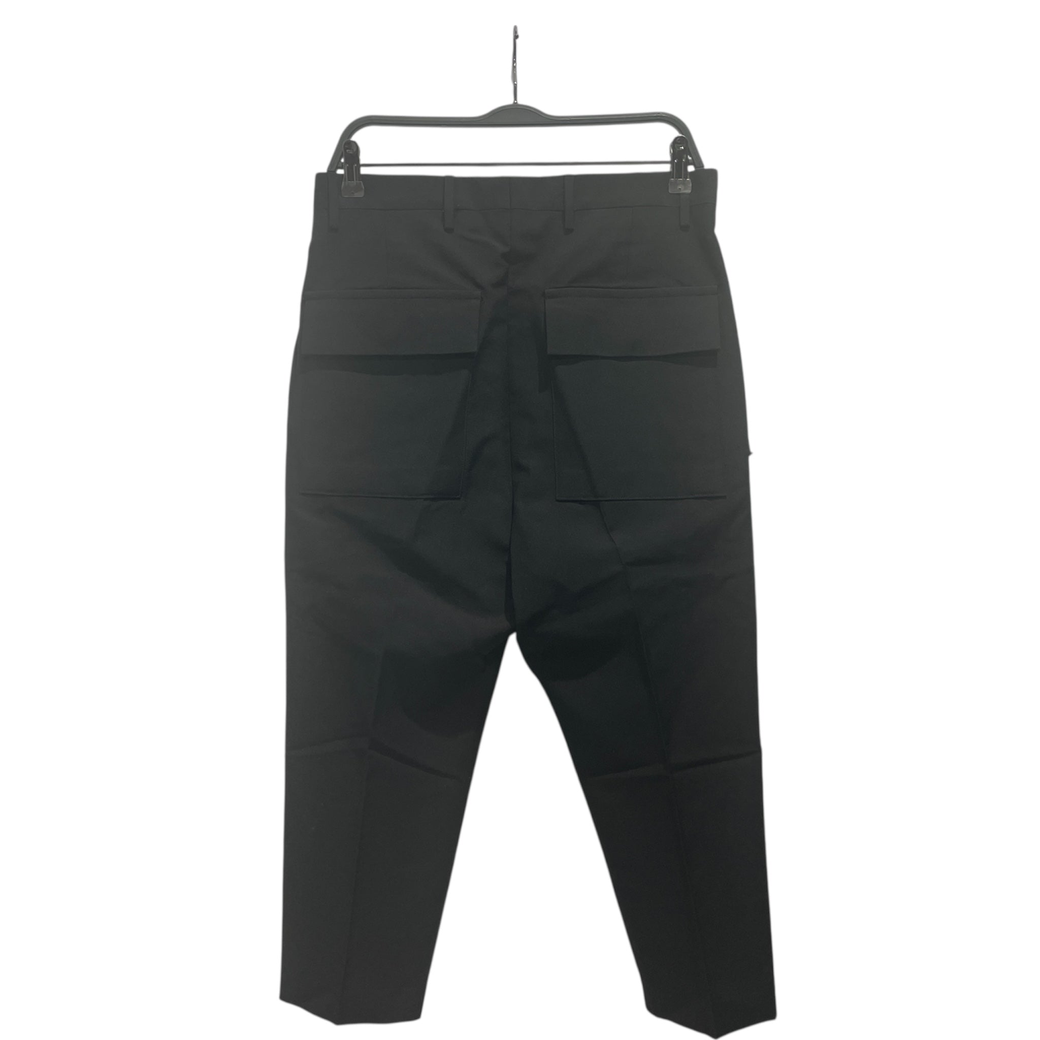 Rick Owens/Cropped Pants/36/Wool/BLK/FW17 Glitter Cropped Pant view 2
