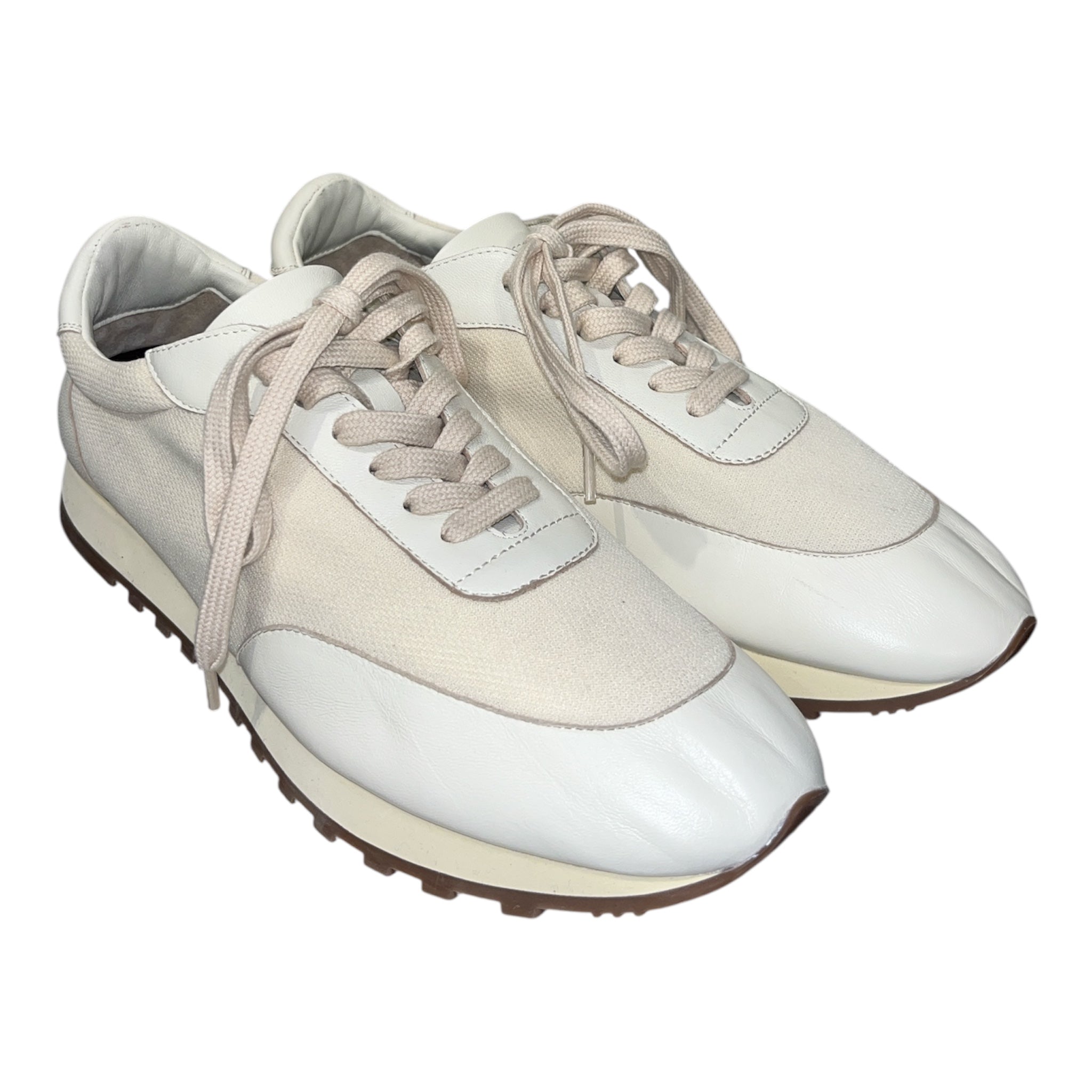 THE ROW/Low-Sneakers/EU 41/Leather/CRM/OWEN RUNNER view 1