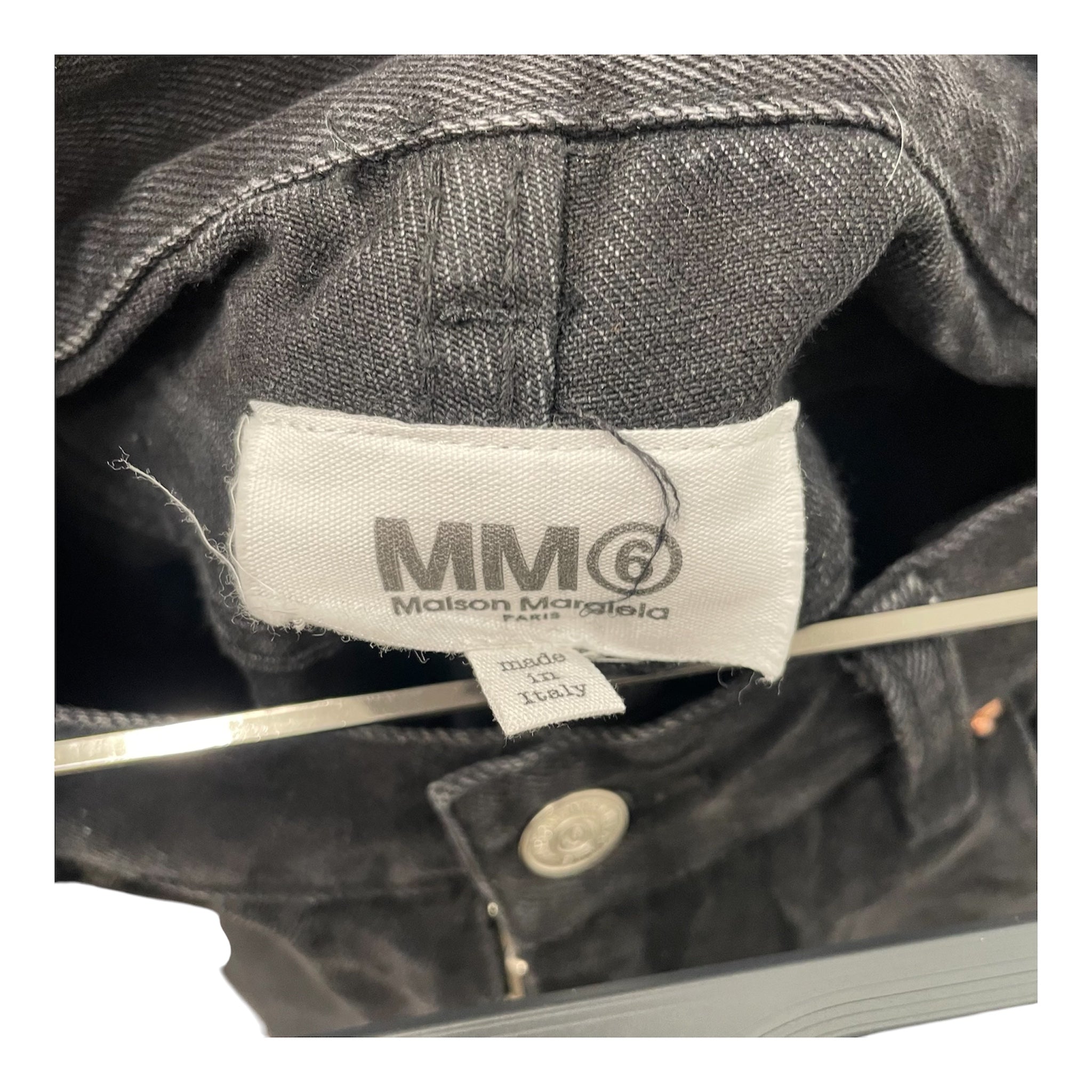 MM6/Pants/31/Denim/BLK/BLK FADED WIDE LEG view 3