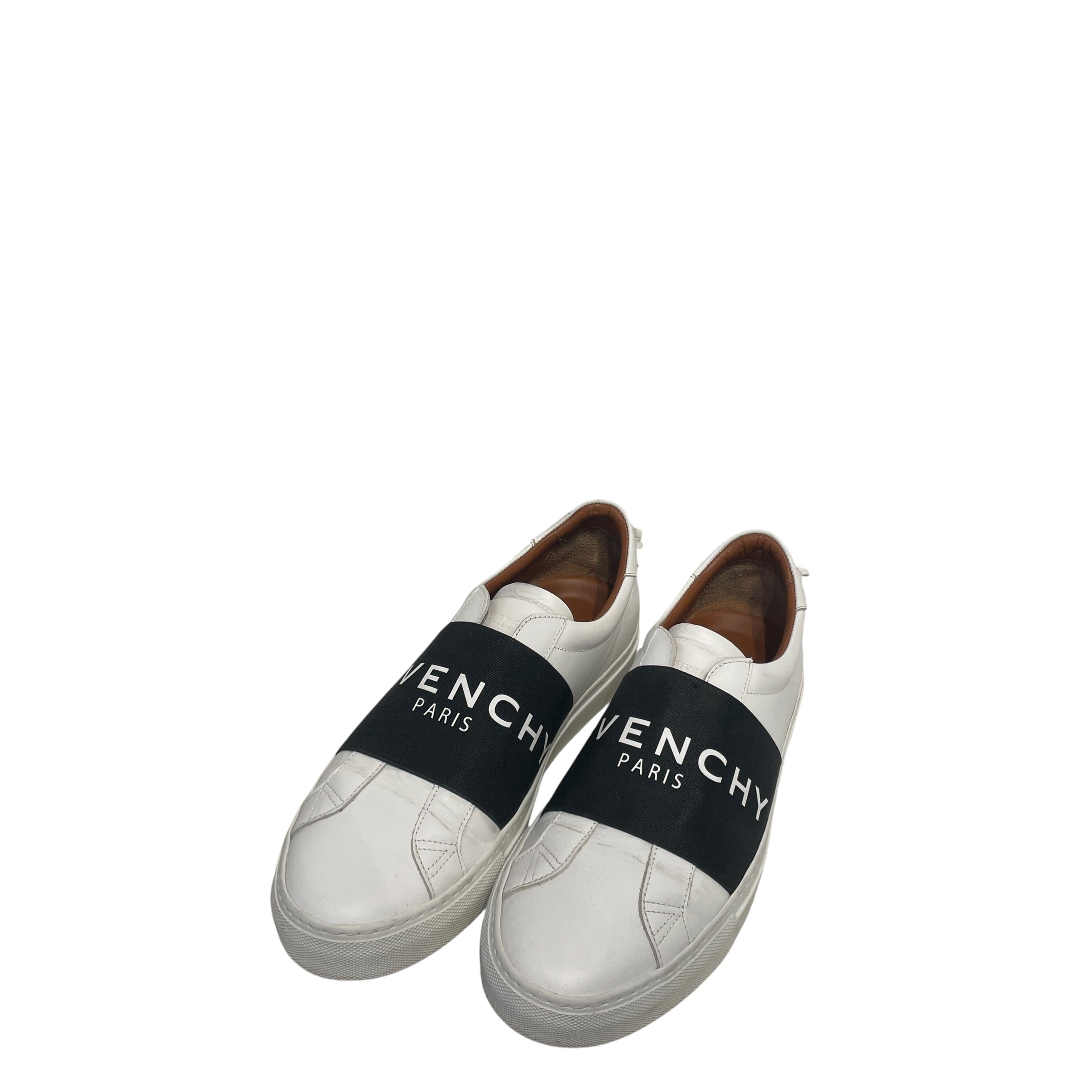 GIVENCHY/Low-Sneakers/EU 40/Leather/WHT/black strap view 2