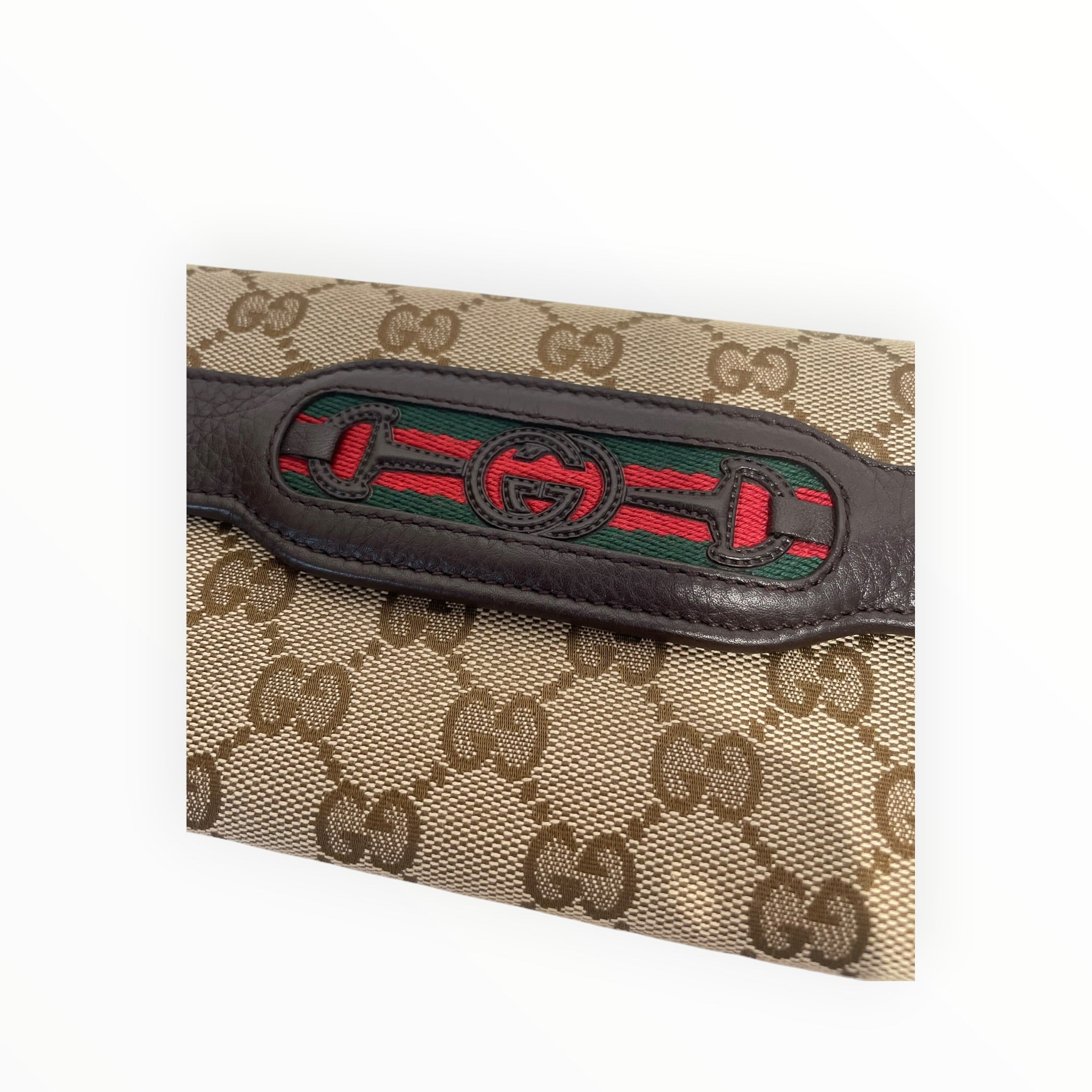 GUCCI/Long Wallet/Monogram/Cotton/BEG/canvas monogram view 5