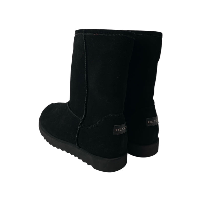 JOLLYSICK/Boots/US 13/Suede/BLK/TABI