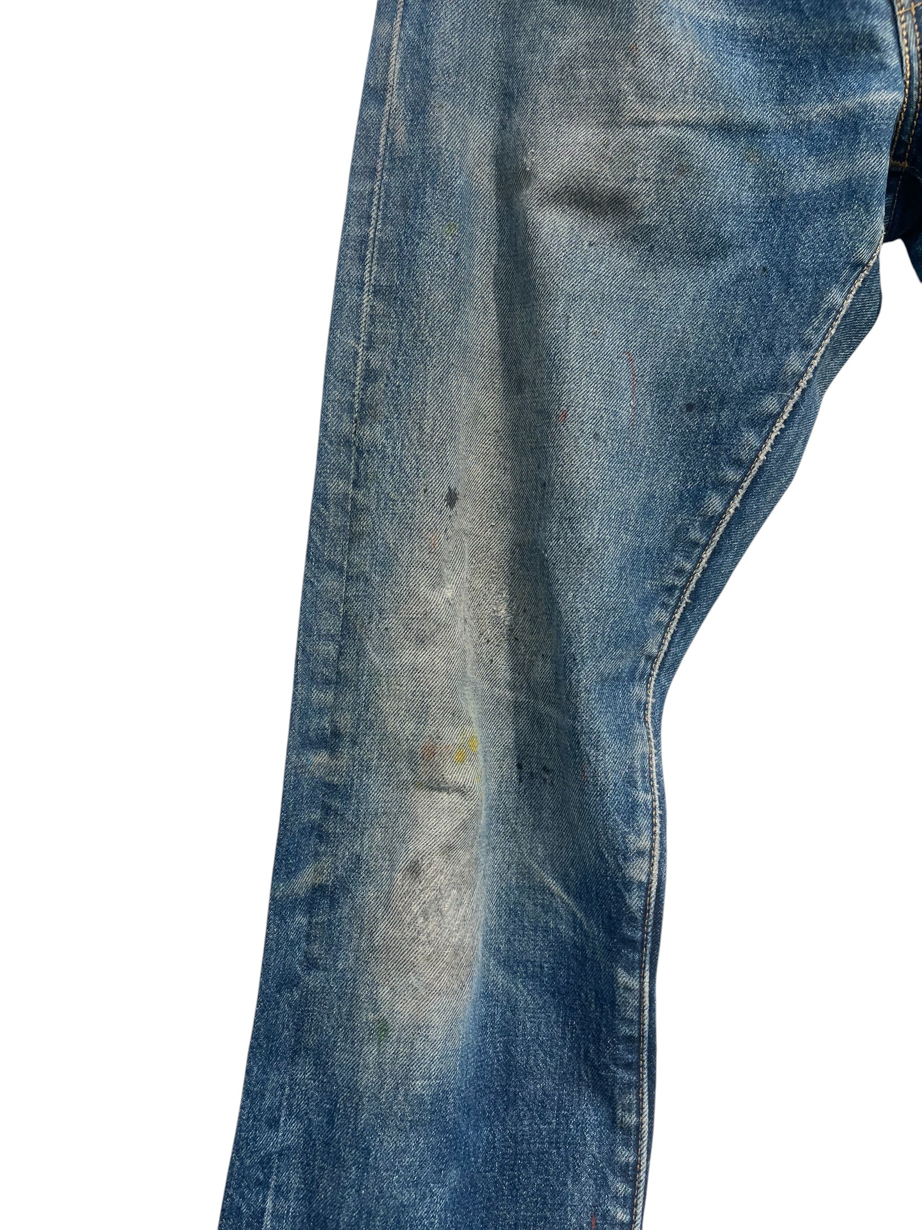 Levi's Vintage Clothing/Straight Pants/32/Cotton/IDG/SELVIDGE/ LAST ORG USA MADE view 4