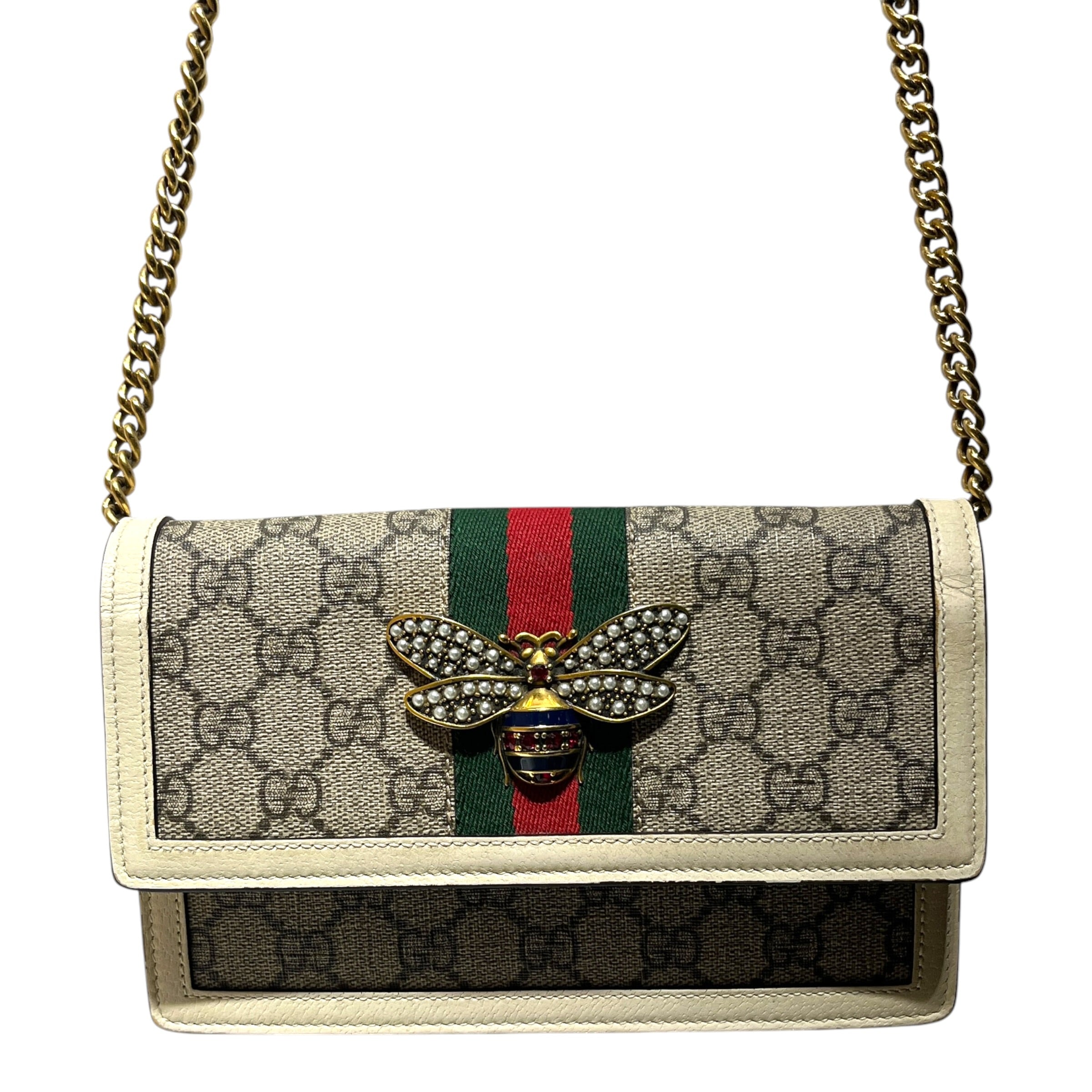 GUCCI/Bag/Monogram/Leather/BEG/QUEEN MARGARET GG CANVAS view 2