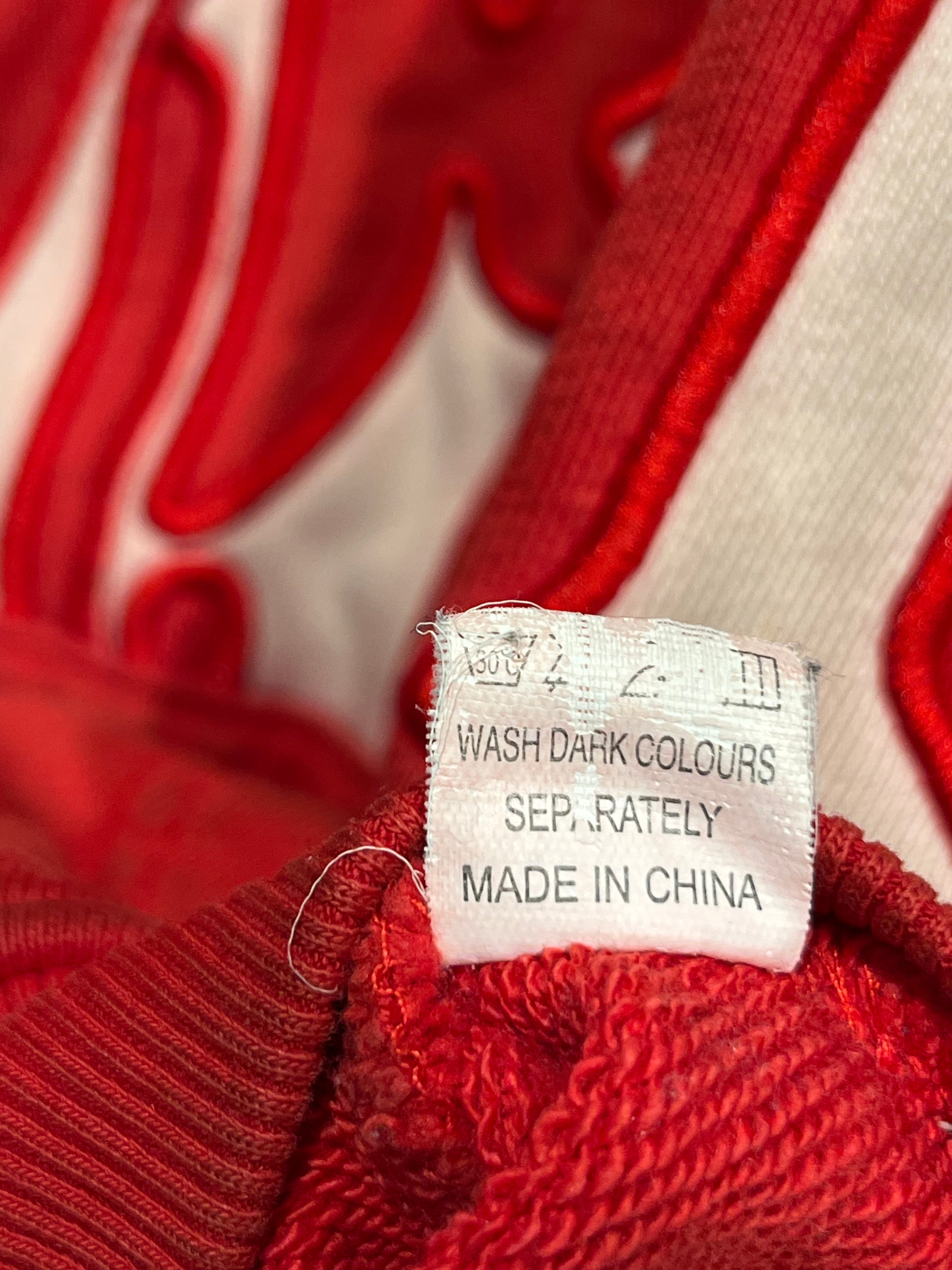 GODSPEED NEW YORK/Zip Up Hoodie/S/Cotton/RED/GODSPEED AROUND SWEATER view 4