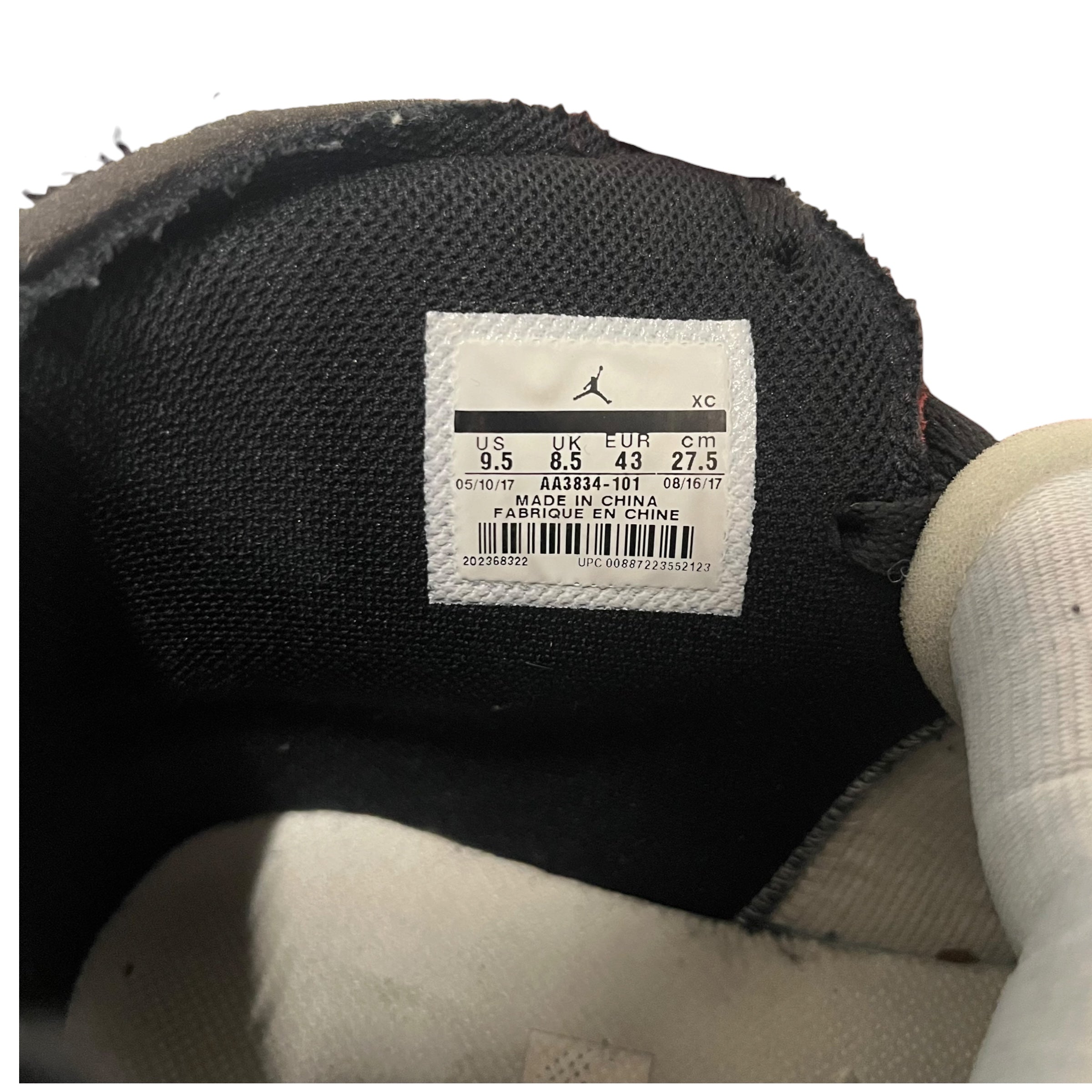 NIKE/OFF-WHITE/Hi-Sneakers/US 9.5/RED/airjordan1 view 9