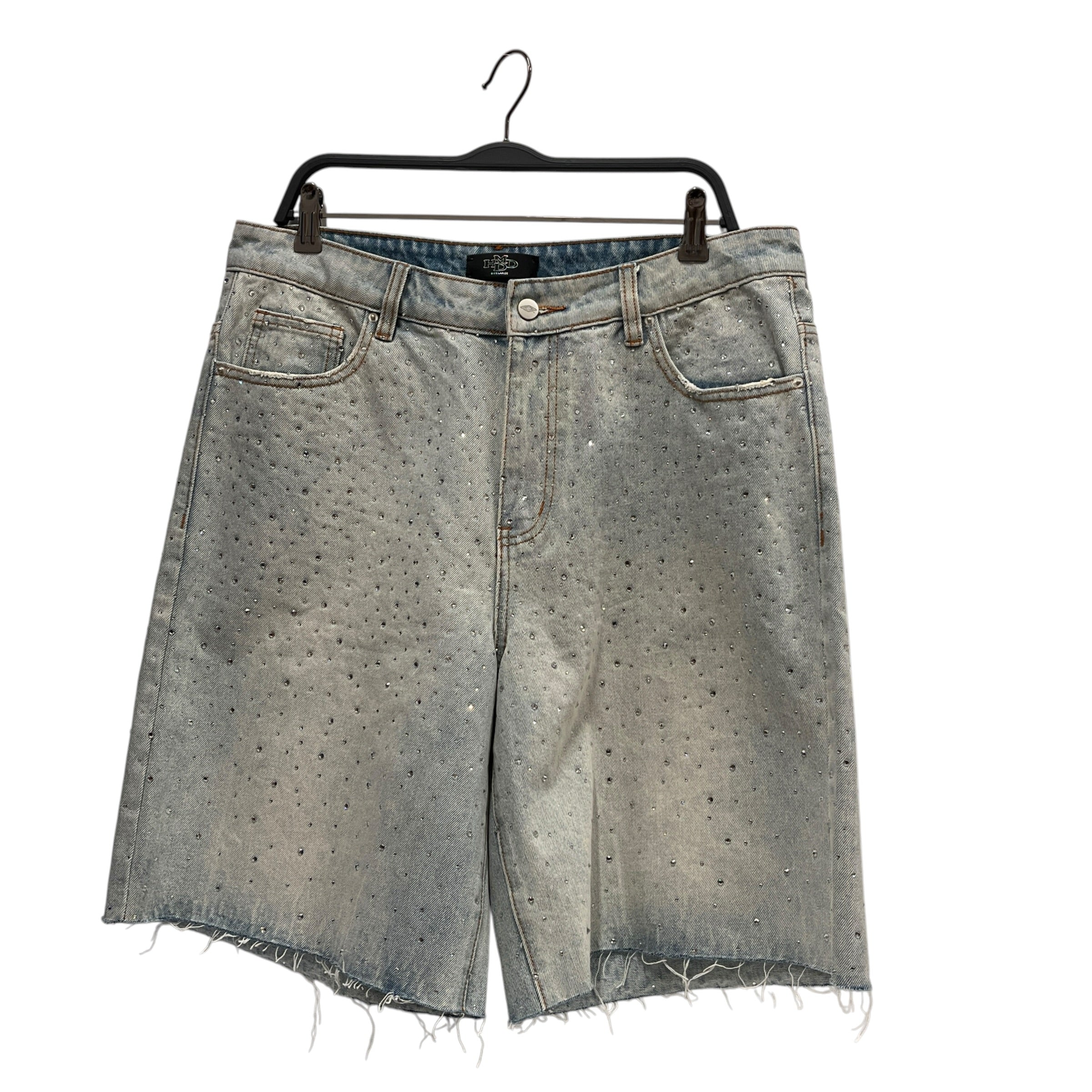 HMDD(Happy Memories Don't Die)/Shorts/L/Denim/BLU/Rhinestone view 1