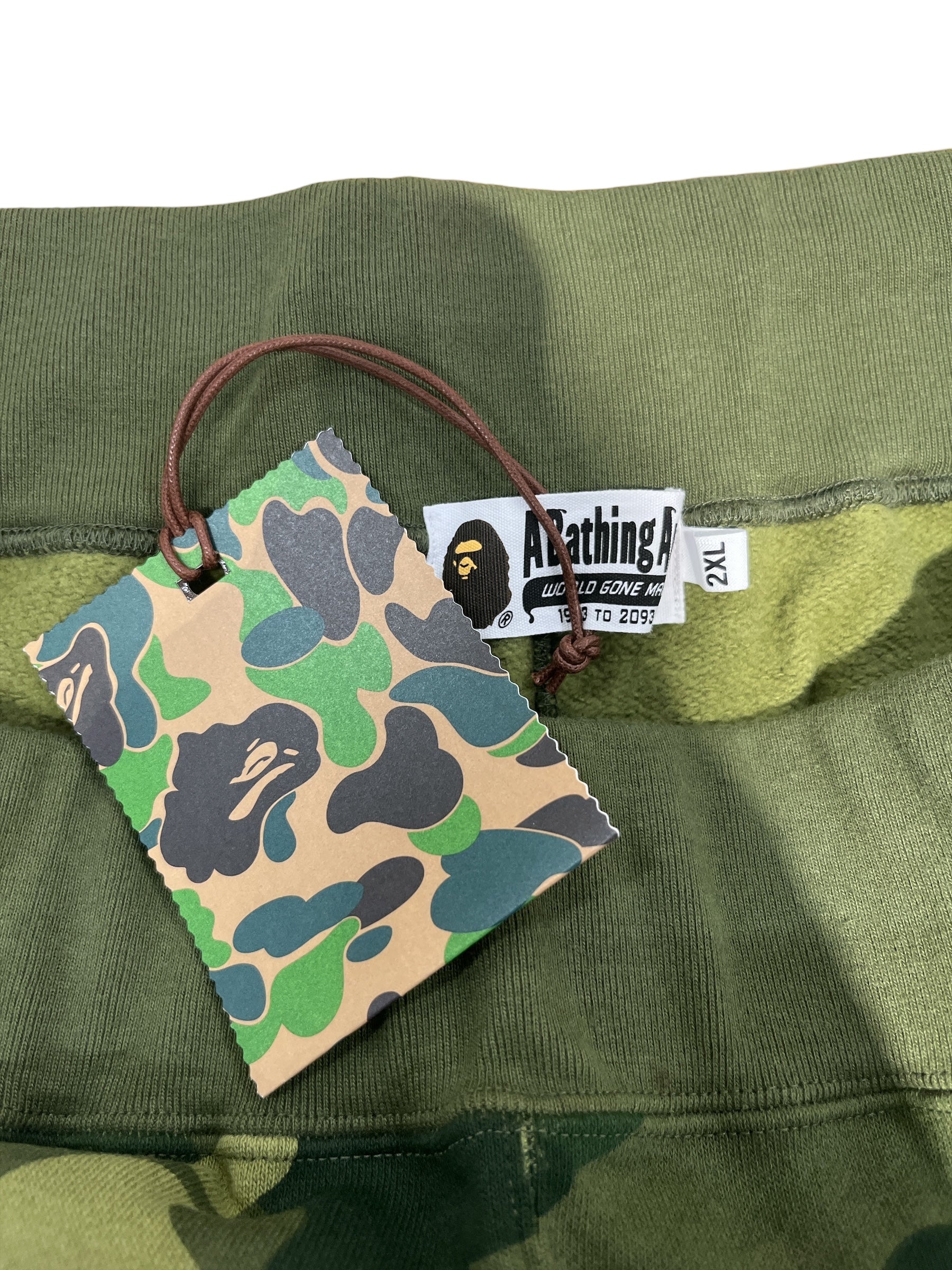 A BATHING APE/Pants/XL/Polyester/GRN/Joggers/Camouflage/World Gone Mad view 3