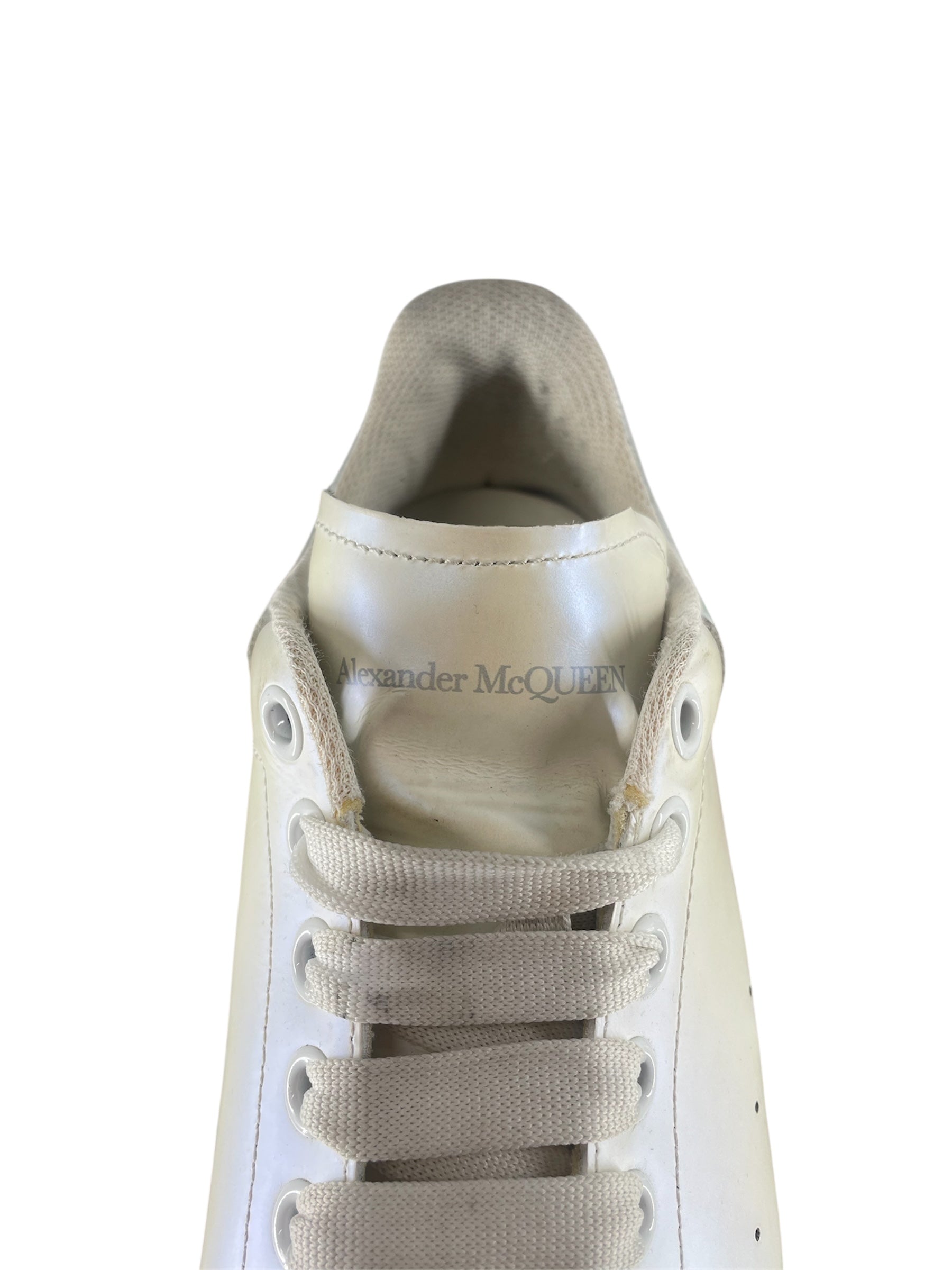 Alexander McQueen/Low-Sneakers/US 10/Leather/WHT/6626657 | LEAR MIDSOLE view 3
