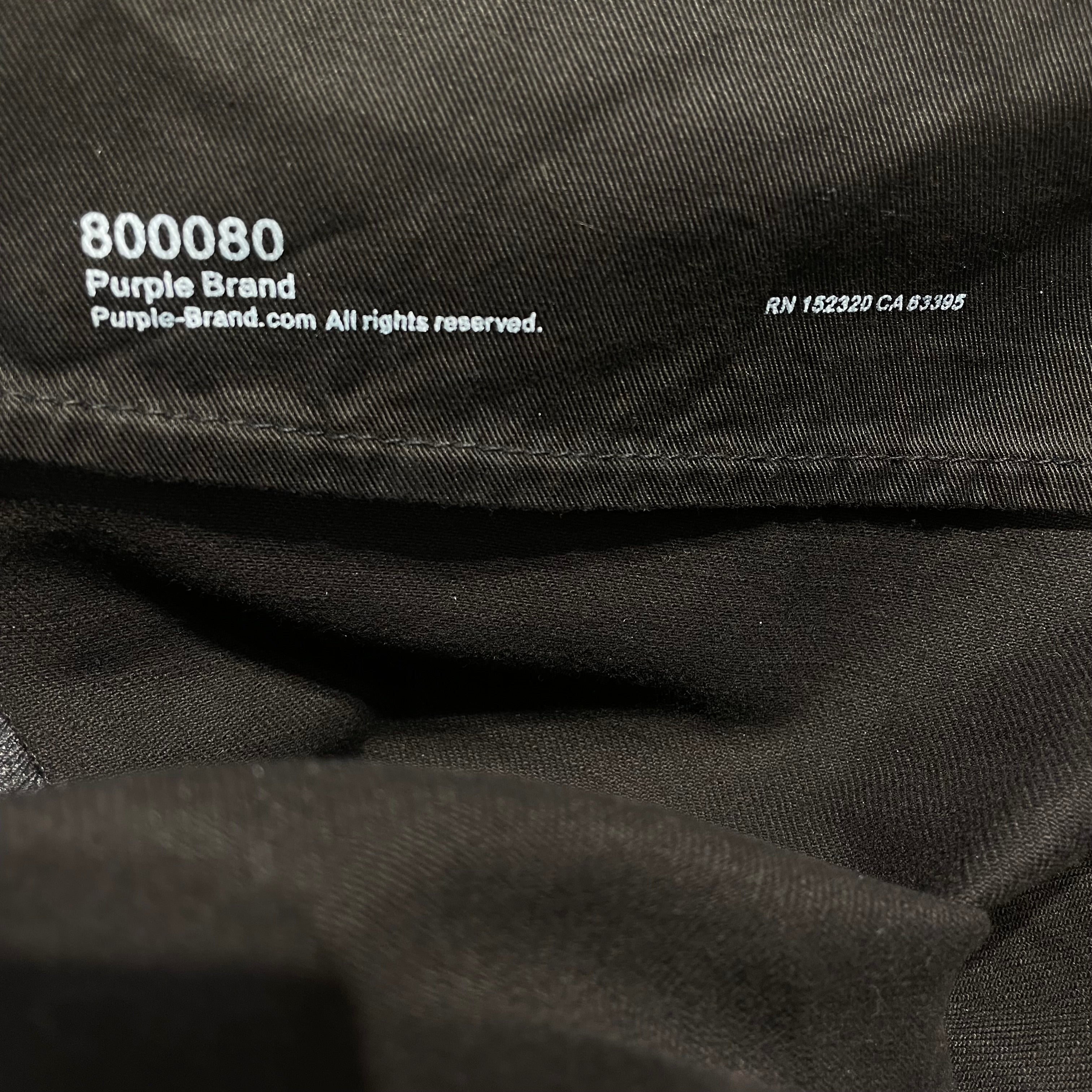 PURPLE BRAND/Pants/38/Denim/BLK/Glitter/Coated Galaxy Jeans view 3