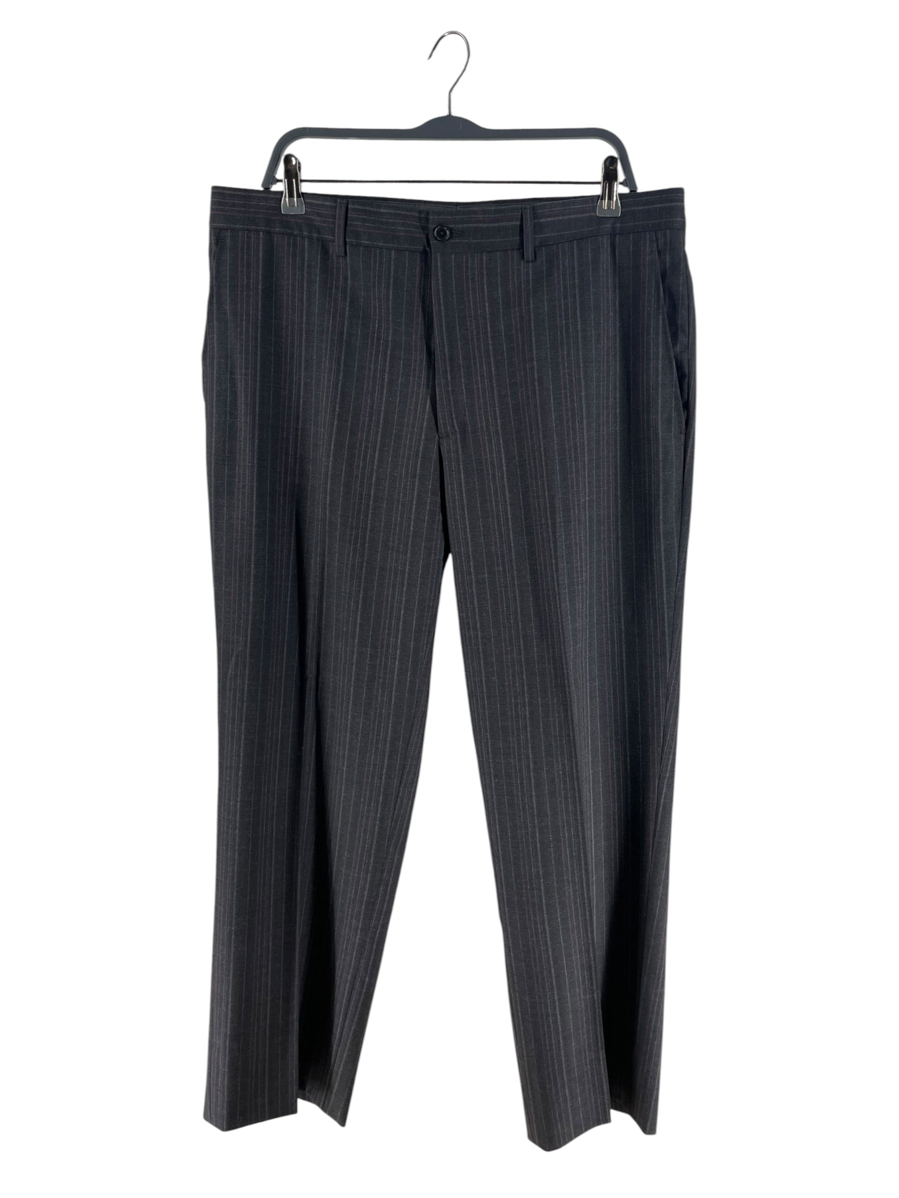 ETRO/T&B Set/54/Stripe/Acrylic/GRY/PINSTRIPE SUIT PAISLEY LINING view 1