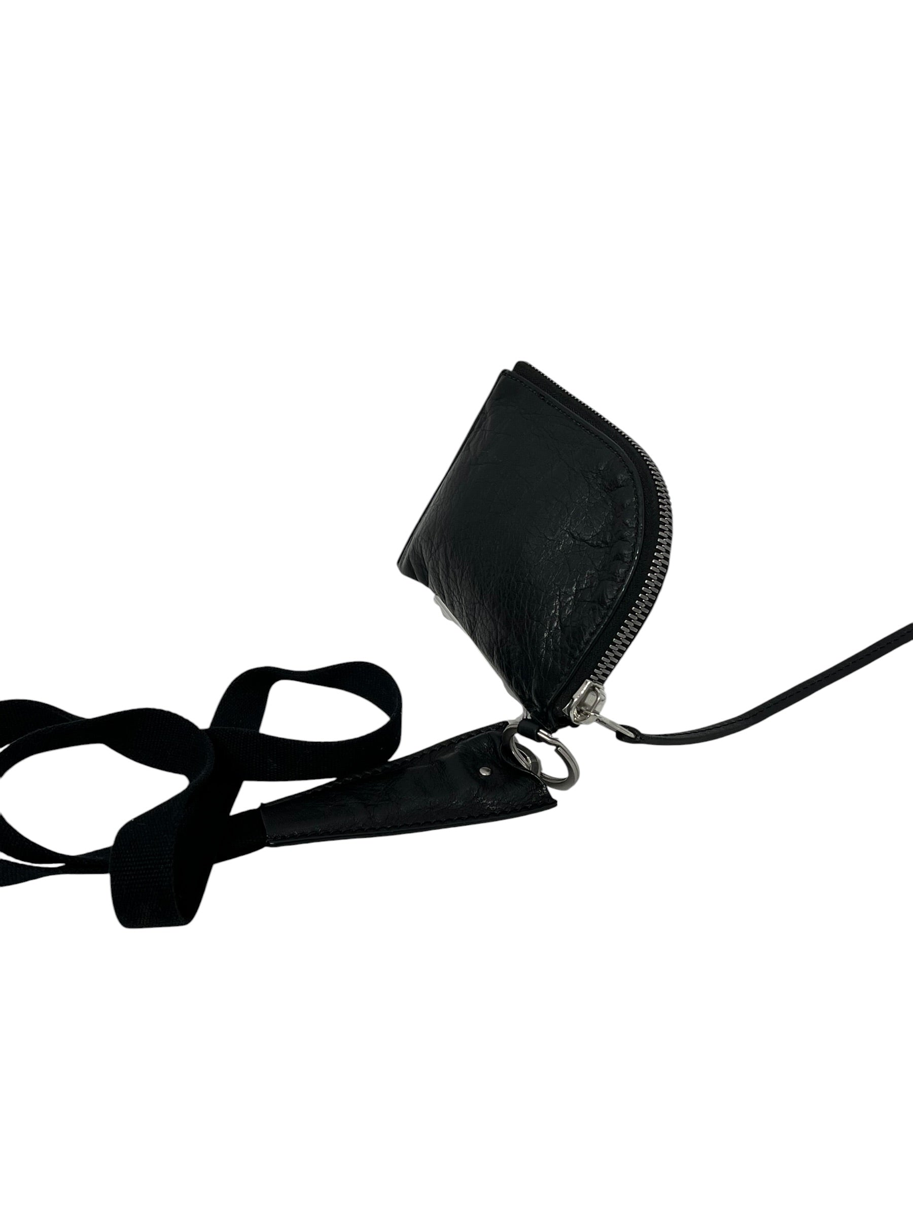 Rick Owens/Pouch/Leather/BLK/RICK OWENS CARDHOLDER W STRING view 2