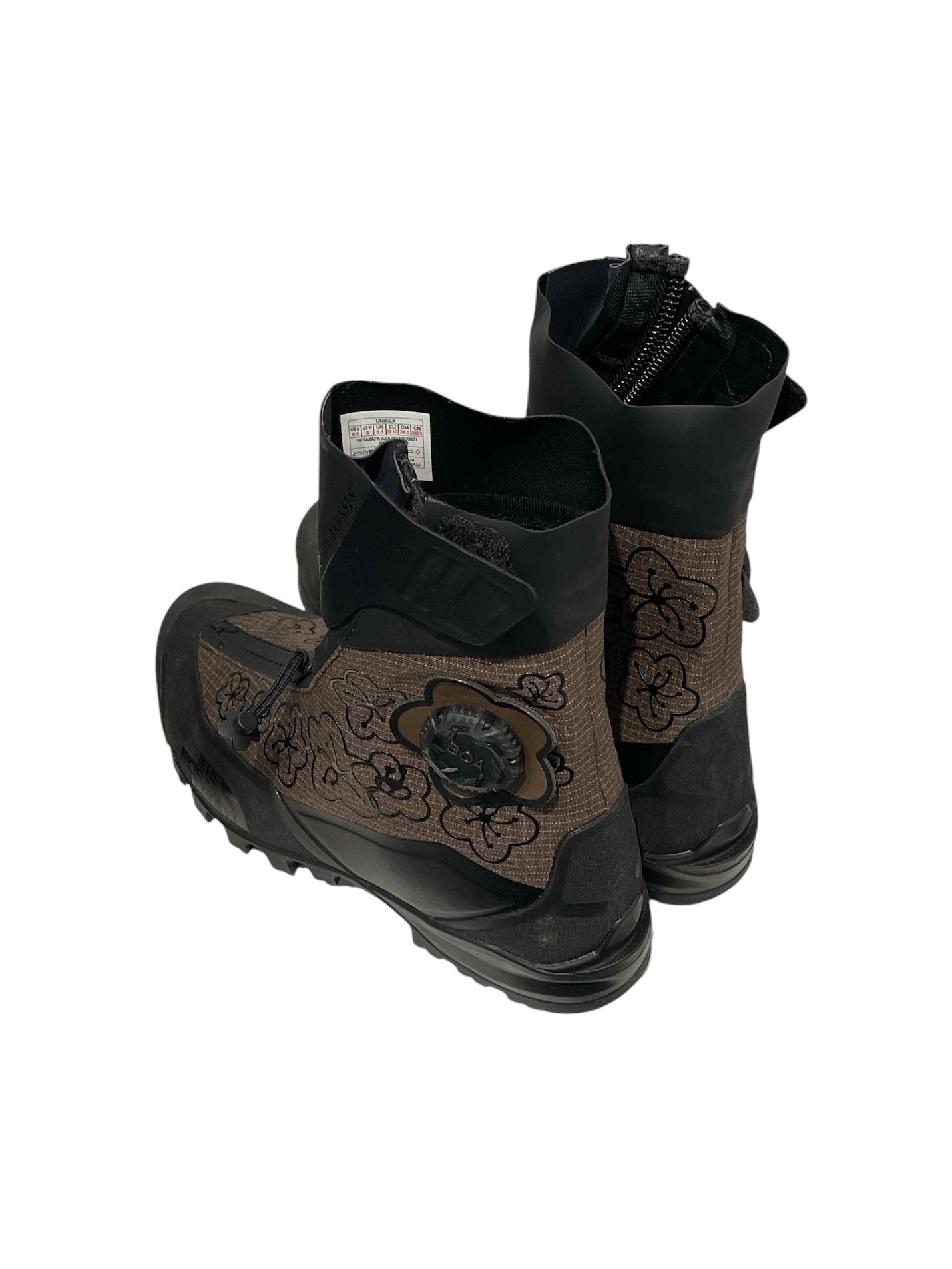 THE NORTH FACE/CECILIE BAHNSEN/Hi-Sneakers/US 6.5/Floral Pattern/Gore-Tex/BRW/VERTO SA GORE-TEX view 2