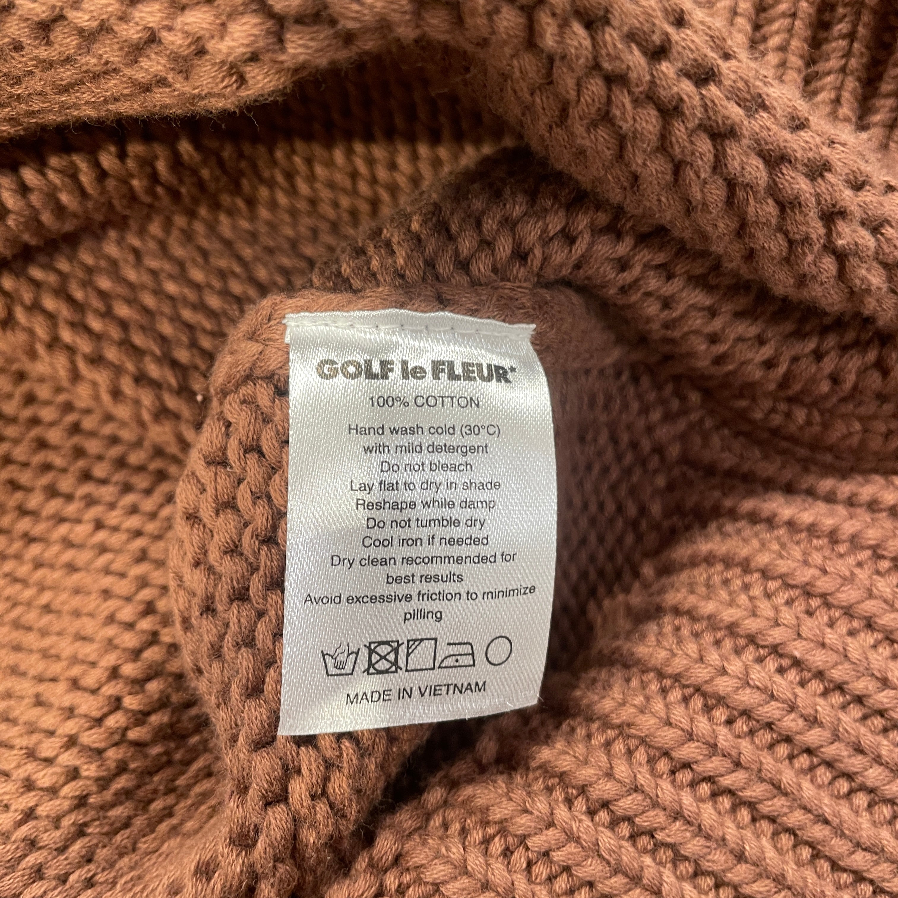 Golf Le Fleur(Le Fleur)/Sweater/XL/Graphic/Cotton/BRW/SAUF view 4