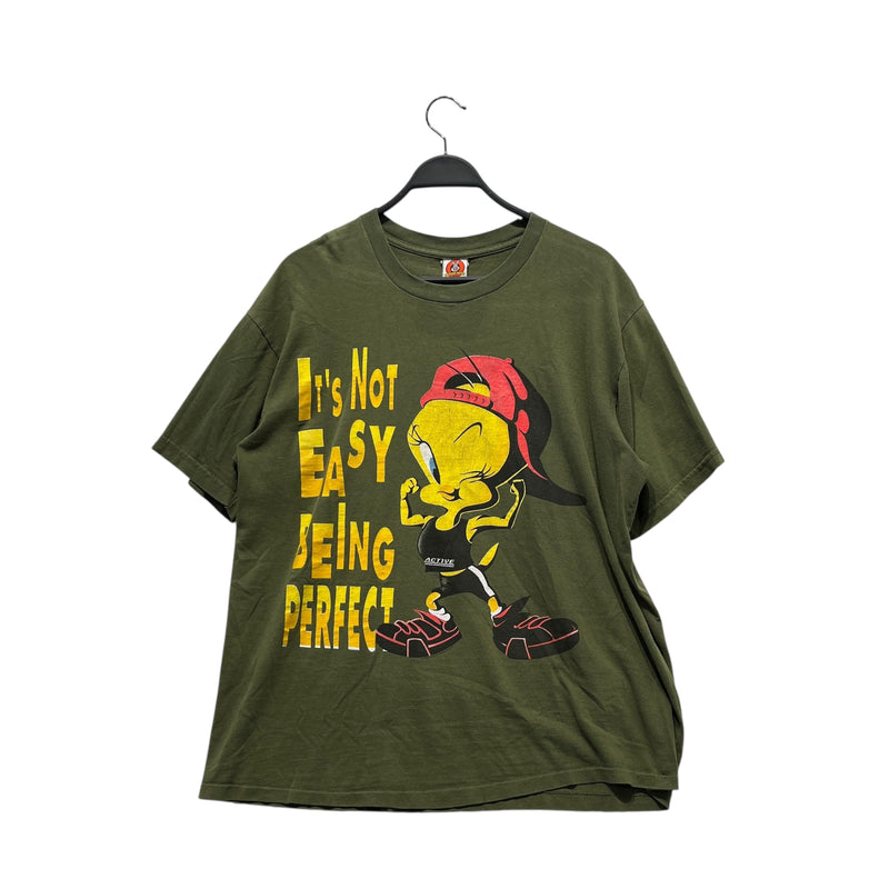 Vintage/T-Shirt/M/Cotton/GRN/Graphic/1997 tweedy bird