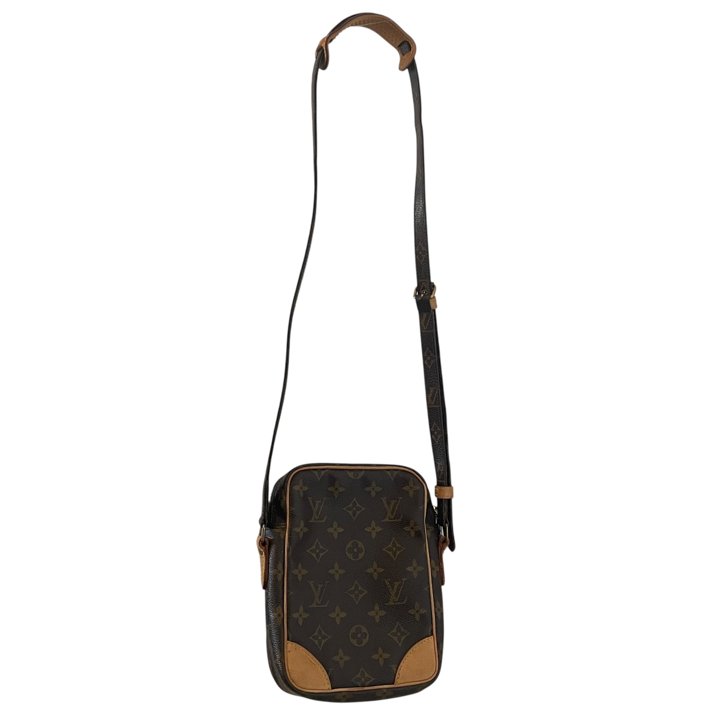 LOUIS VUITTON/Bag/Monogram/Leather/BRW/Danube Shoulder bag view 2