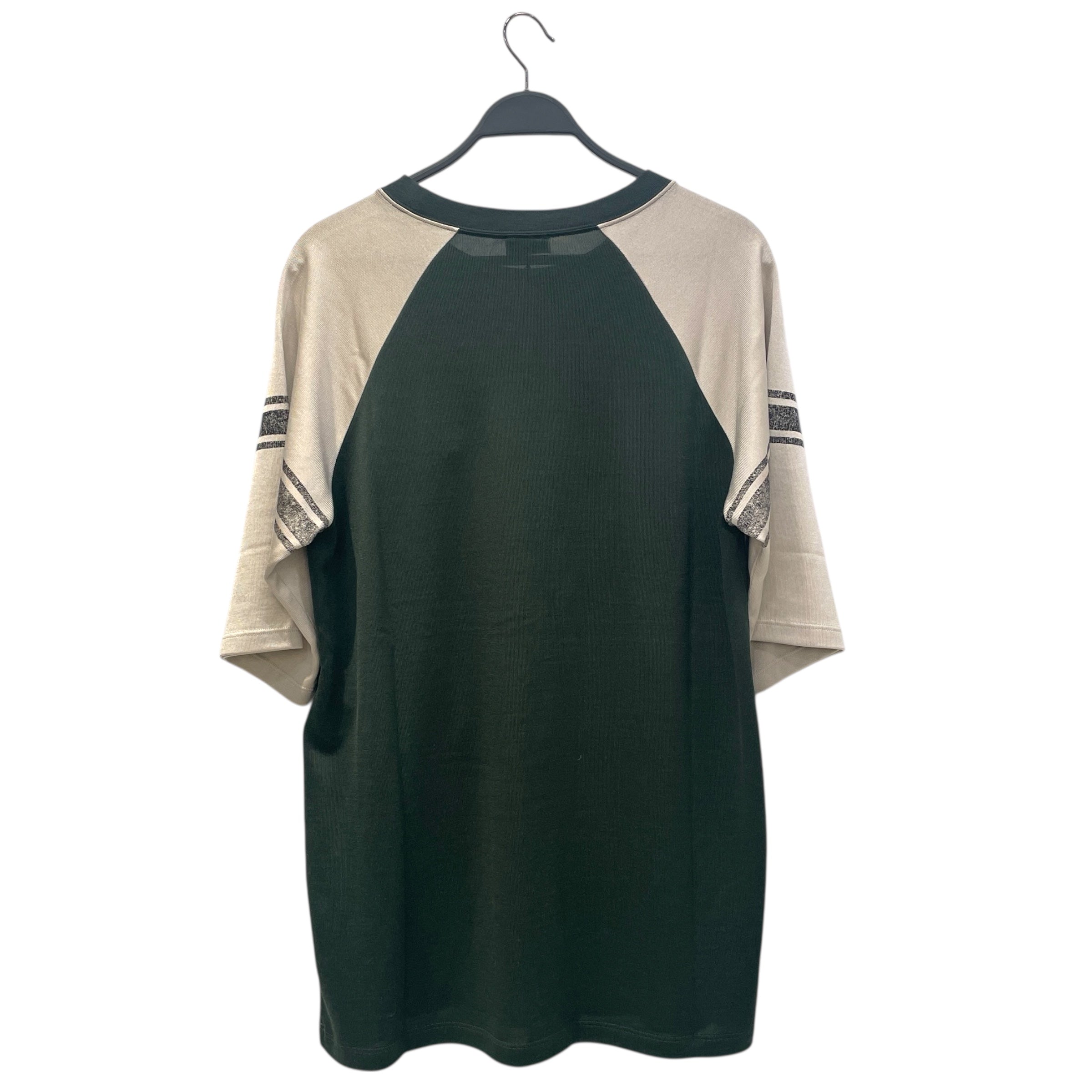 SAINT LAURENT/T-Shirt/XL/GRN/Rive Gauche Raglan view 2