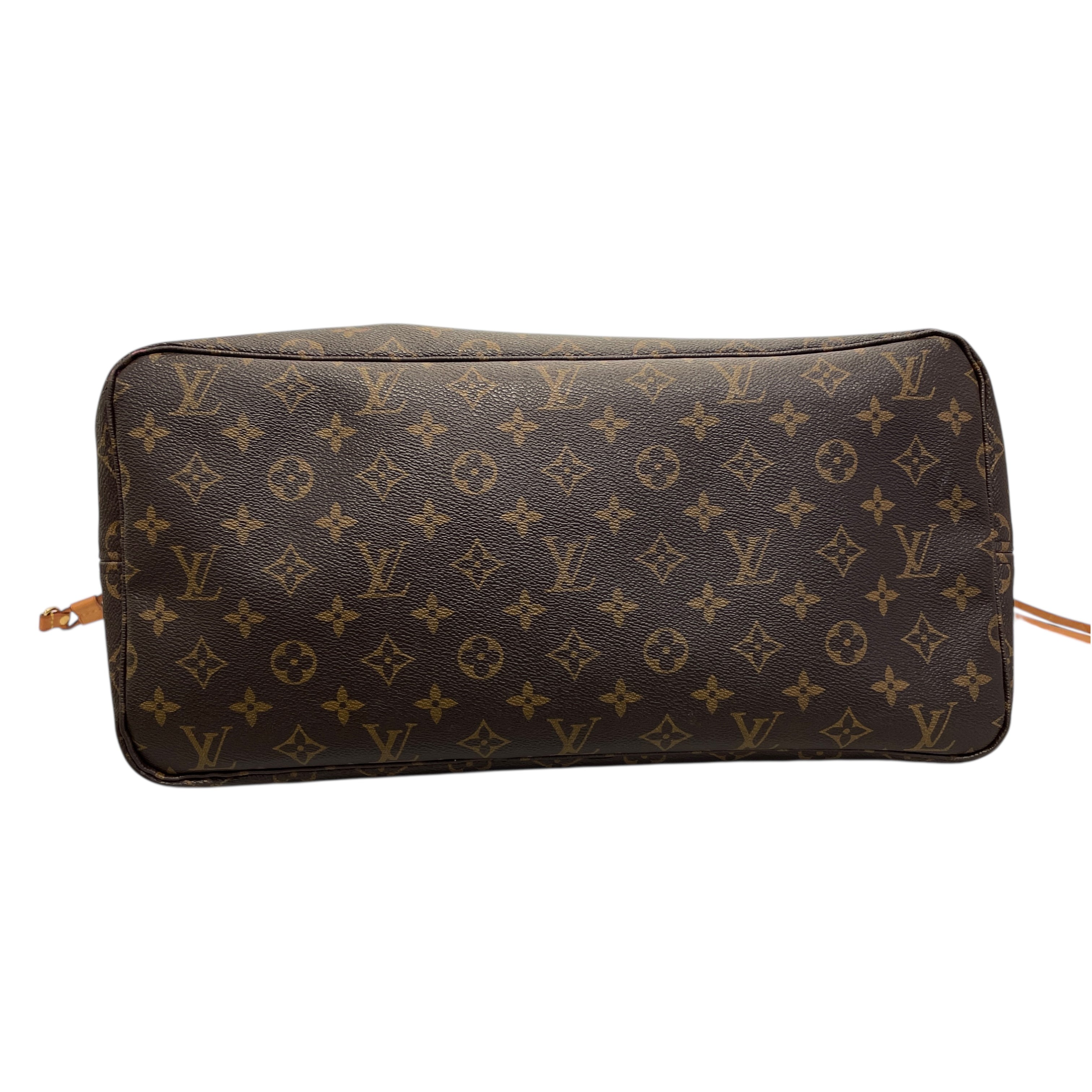 LOUIS VUITTON/Bag/Monogram/Leather/BRW/NEVERFULL view 3