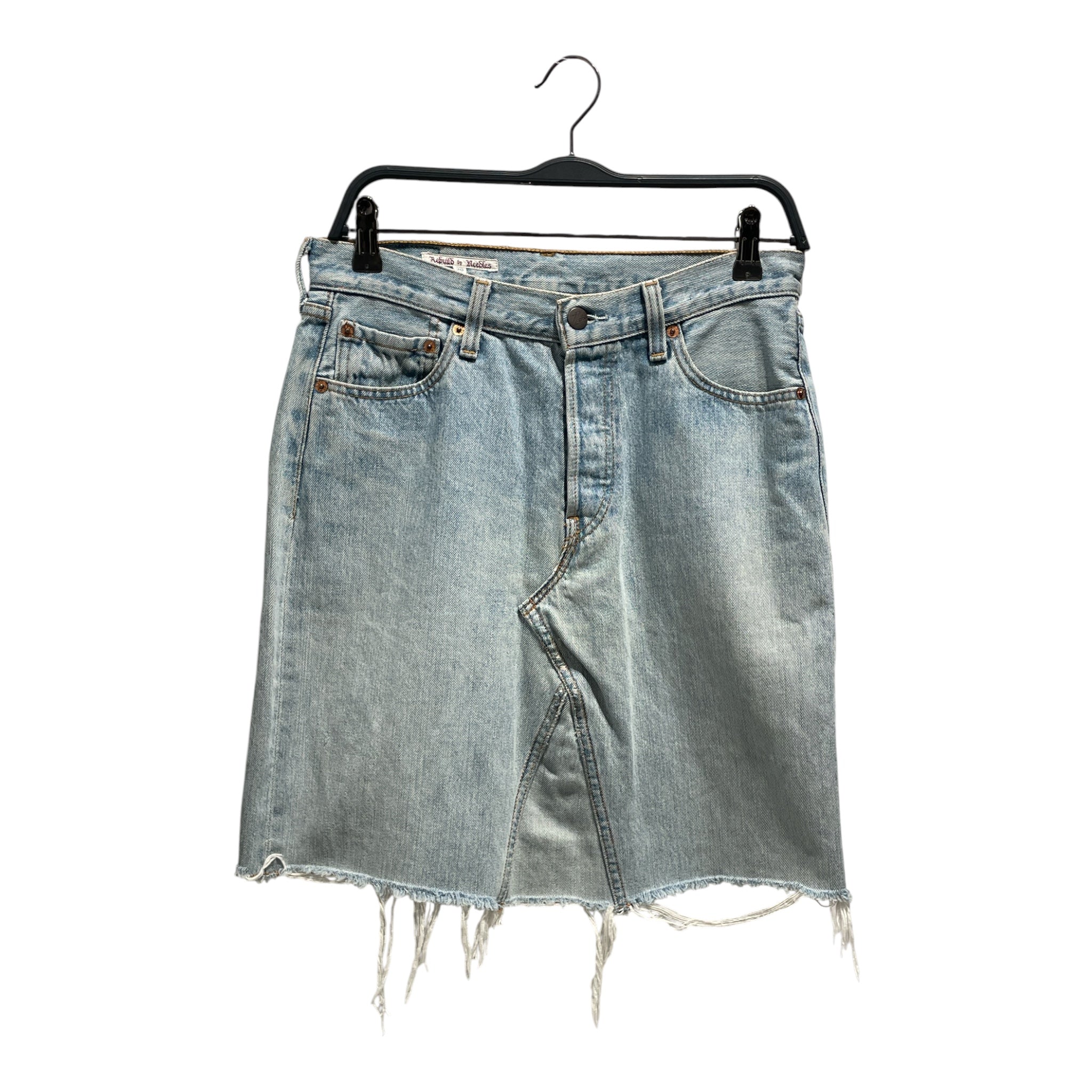 Rebuild by Needles/Skirt/30/Denim/BLU/Midi Length/BLU PATCH ON BACK view 1