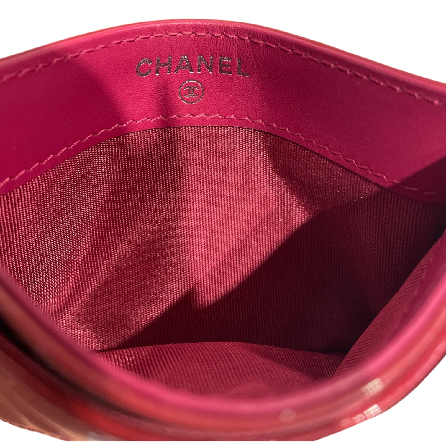 CHANEL/Coin Wallet/Leather/RED/L's/ view 5