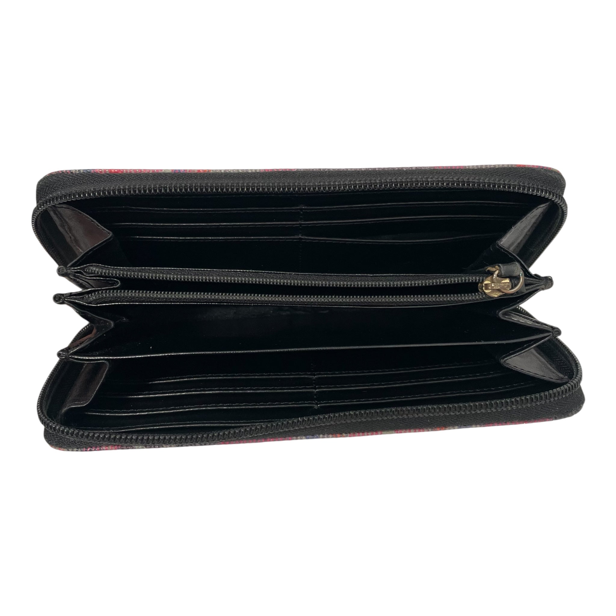 Vivienne Westwood/Long Wallet/Stripe/Leather/PNK/PINKPLAID view 3