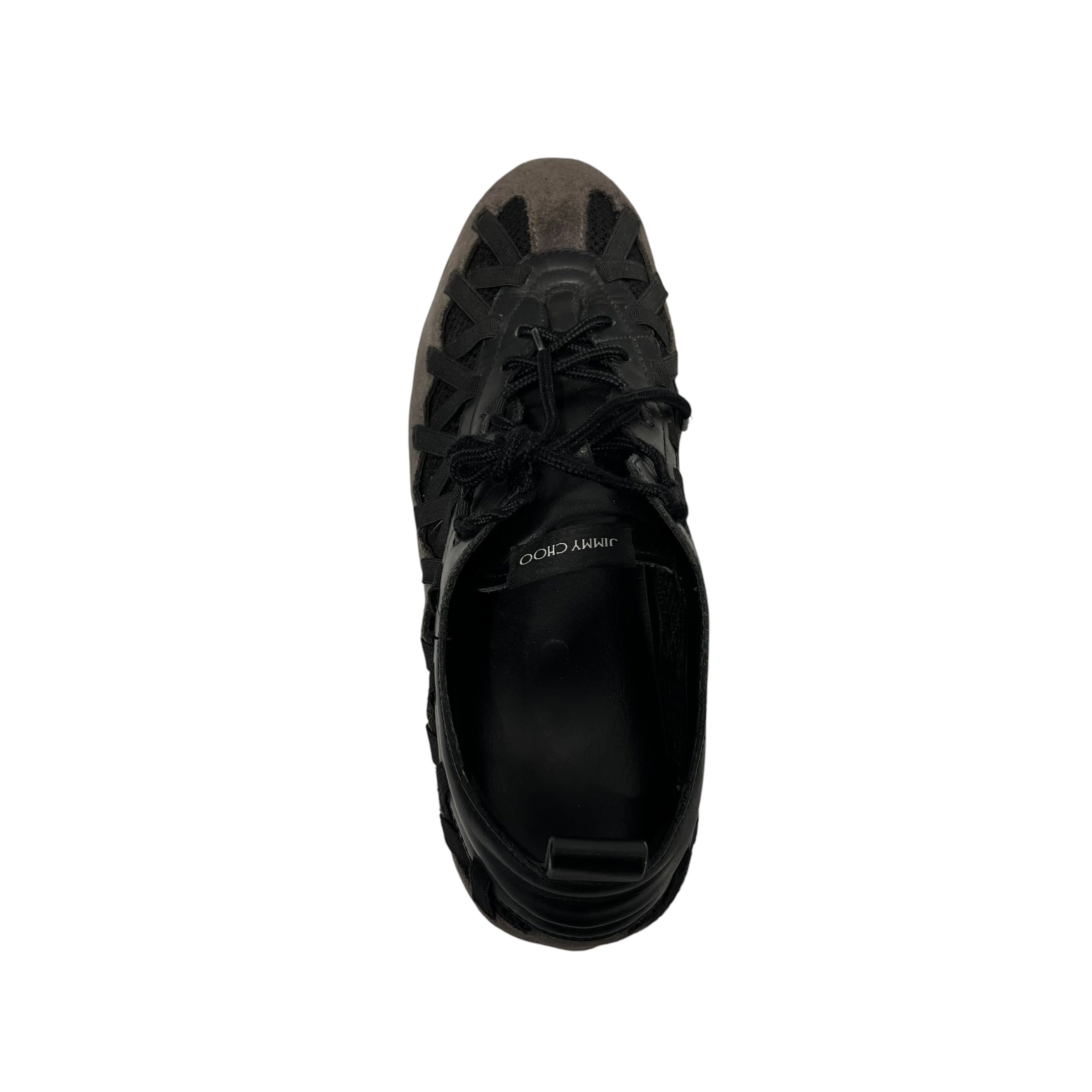 JIMMY CHOO/Low-Sneakers/EU 42/Leather/BLK/ view 3