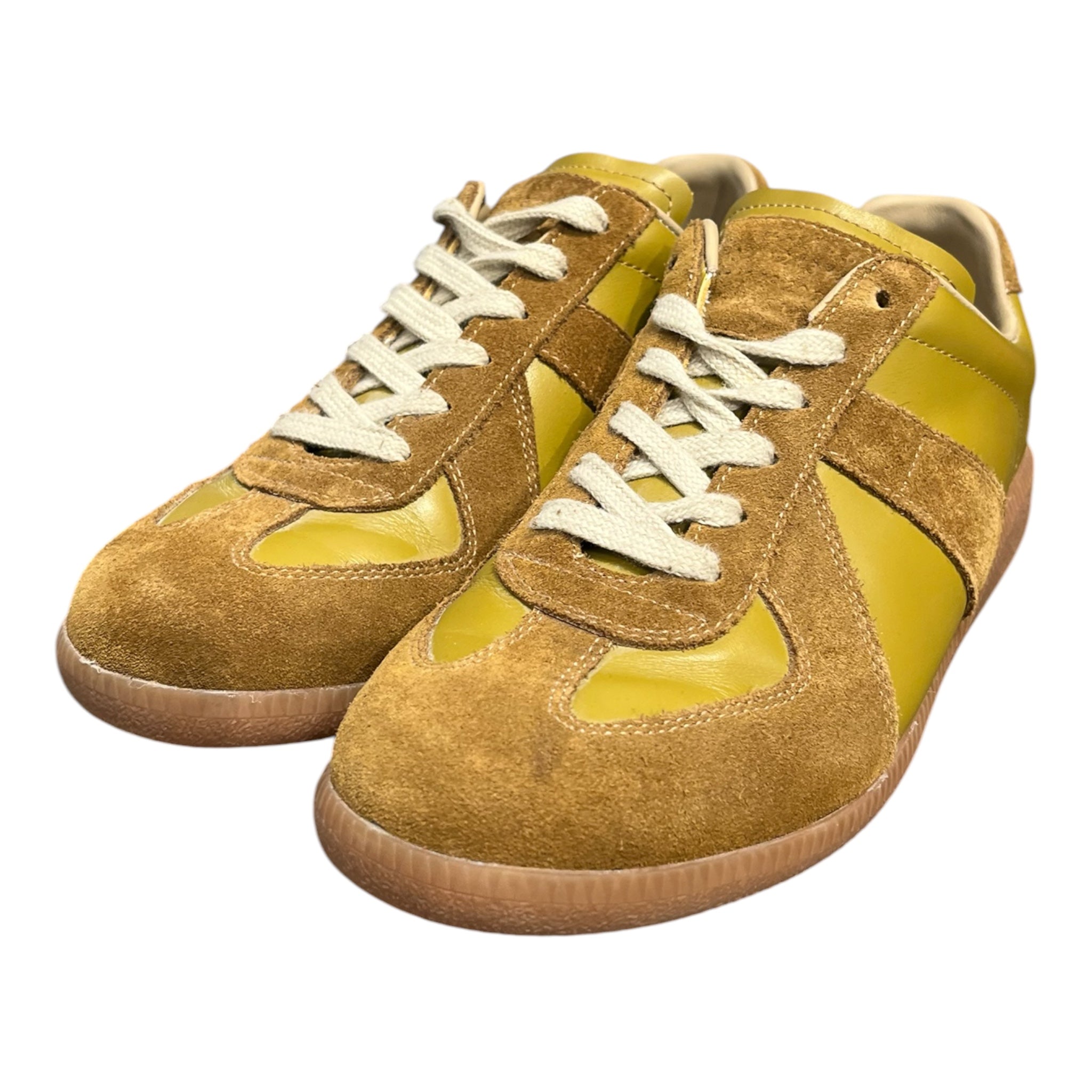 Maison Margiela/Low-Sneakers/EU 40/Leather/YEL/REPLICA LOW GAT view 2