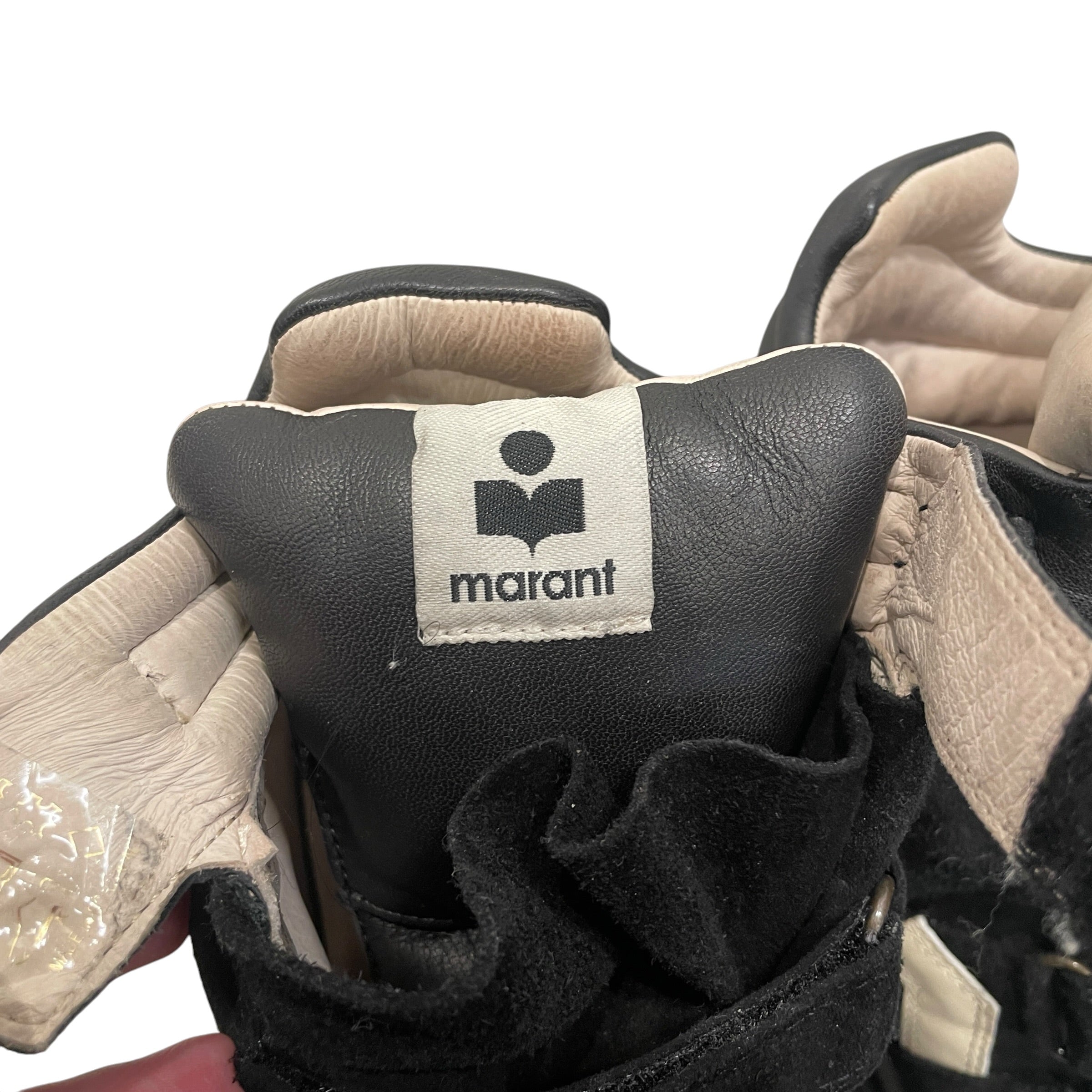 ISABEL MARANT/Hi-Sneakers/EU 37/Suede/BLK/IM CLASSIC SNEAKER WEDGE view 4