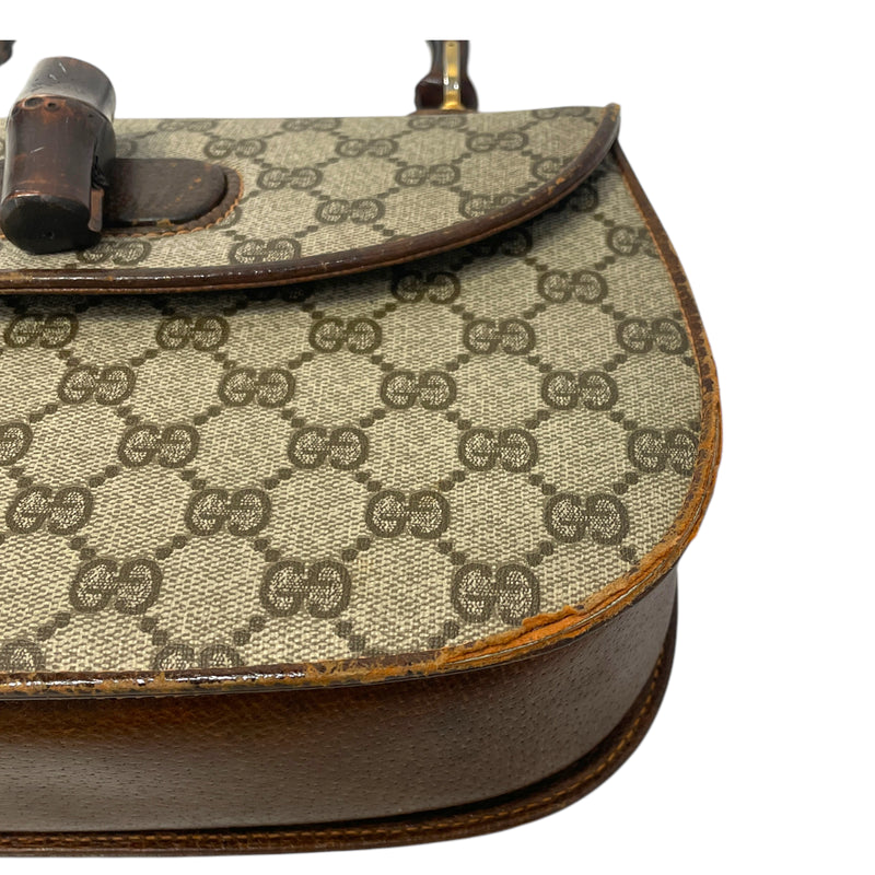 GUCCI/Hand Bag/OS/Monogram/Cotton/MLT/Bamboo Handel
