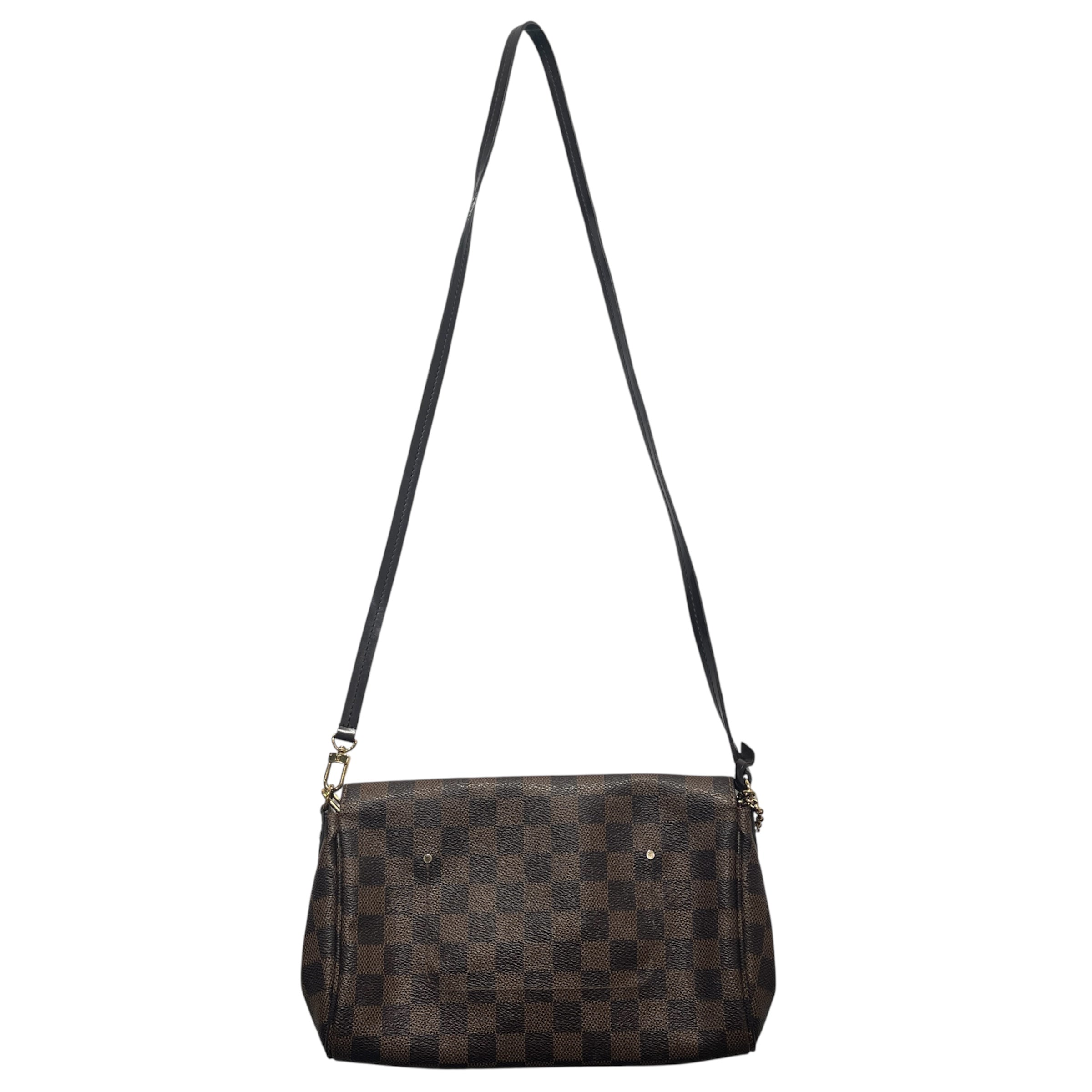 LOUIS VUITTON/Hand Bag/Leather/BRW/DAMIER EBENE MM view 2