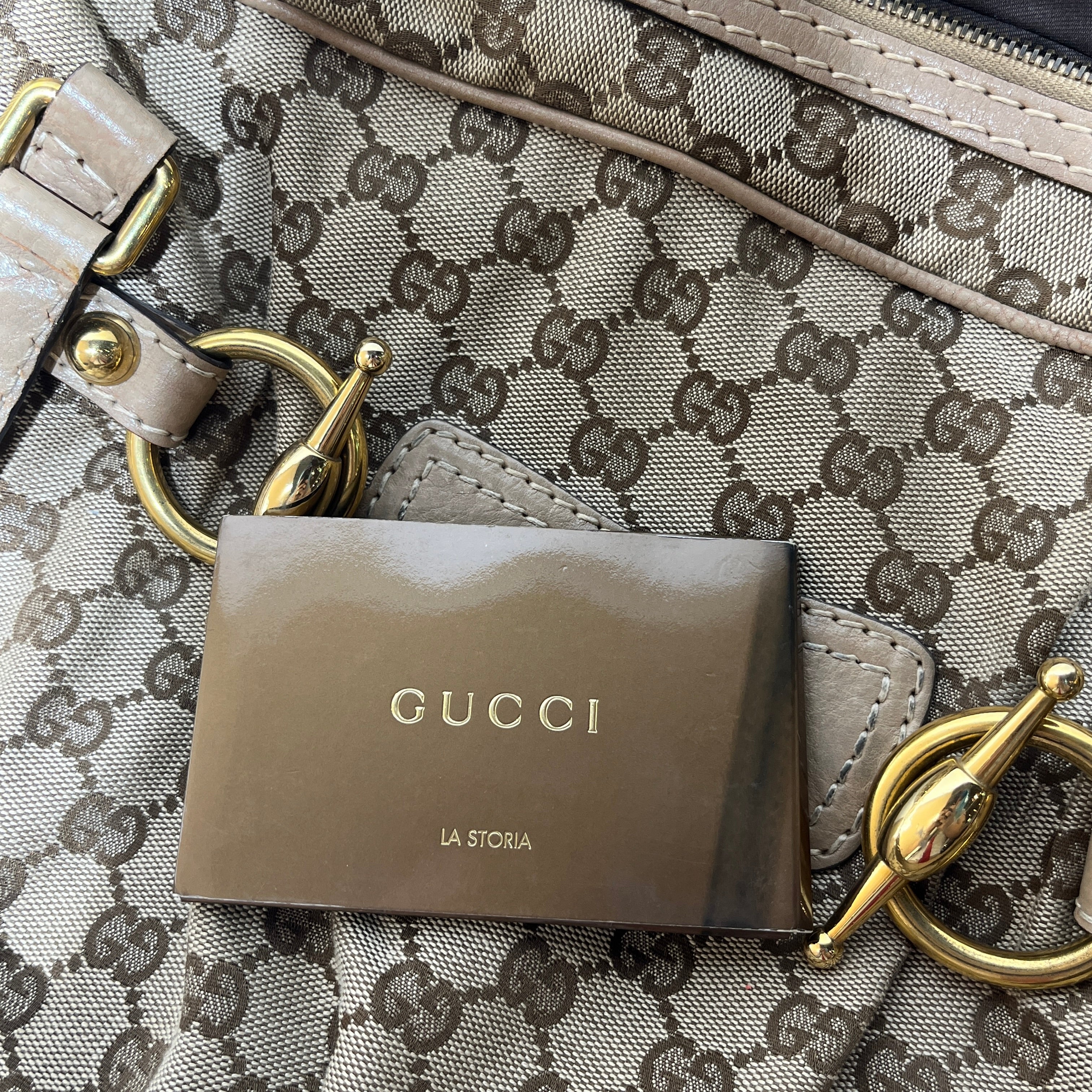 GUCCI/Hand Bag/All Over Print/Cotton/CML/jockey boston bag view 5